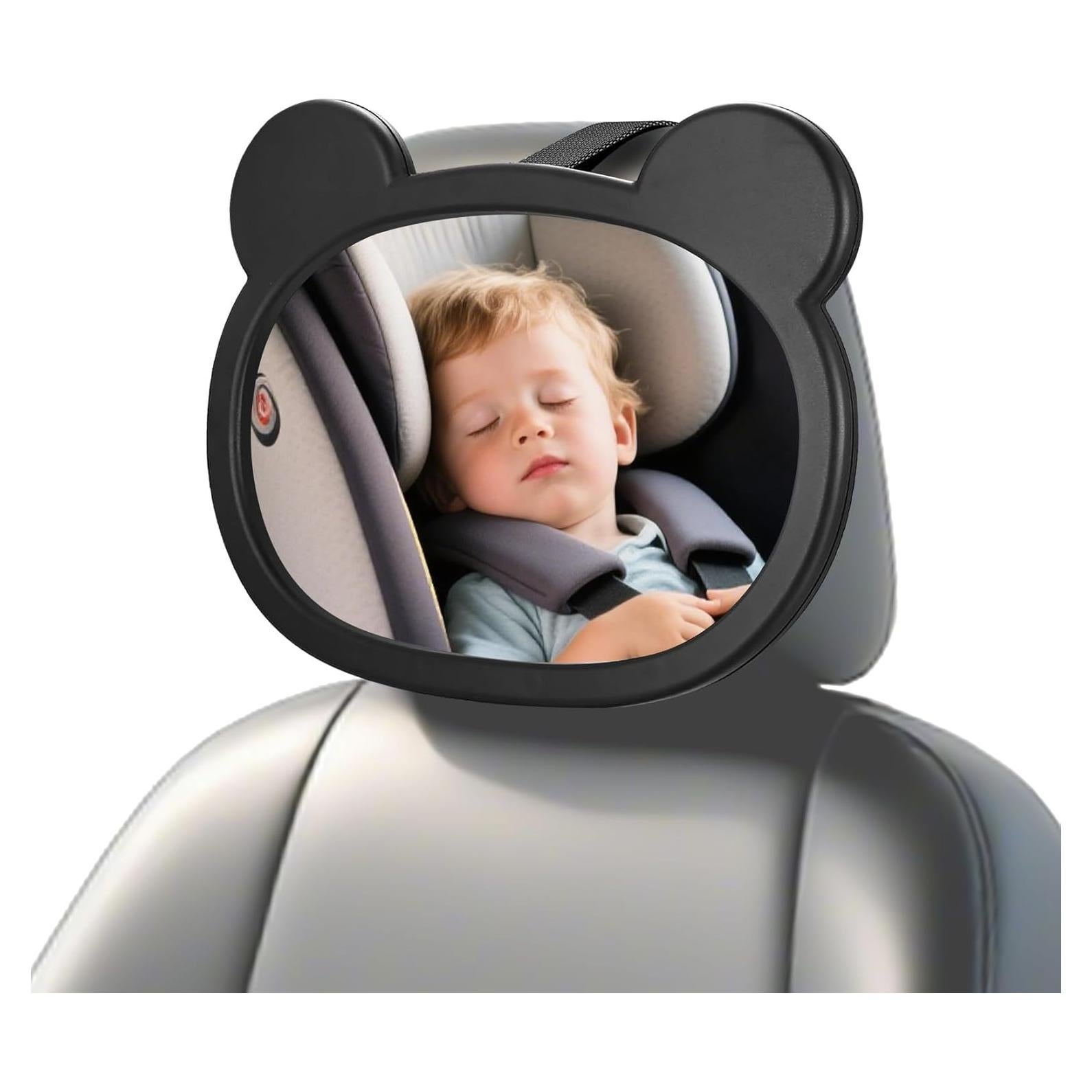 Espejo de Coche para Bebé Fulushouxi BGMUS-026-01 Negro
