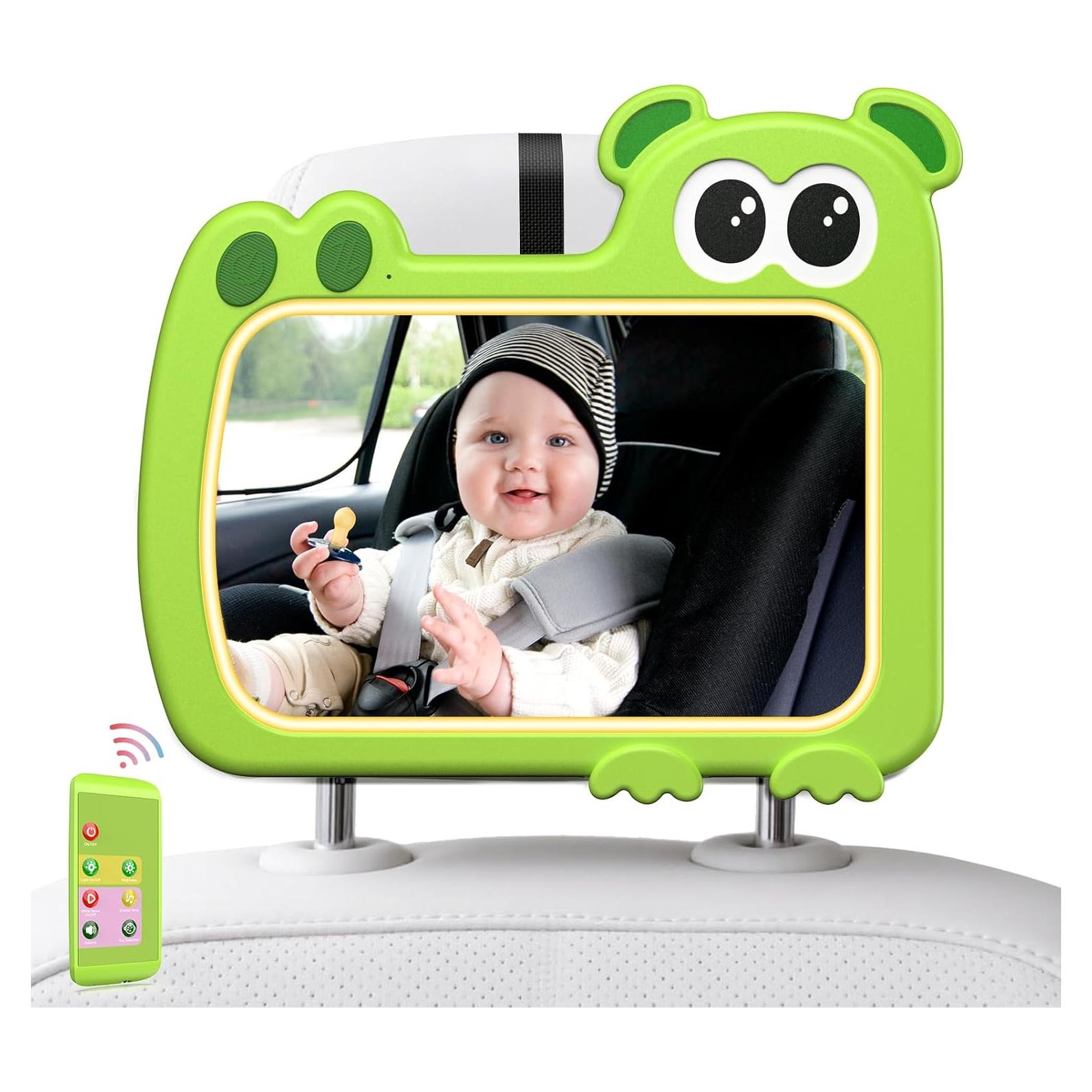 Espejo de Coche para Bebé Olishare BB-001 con Luces y Sonidos