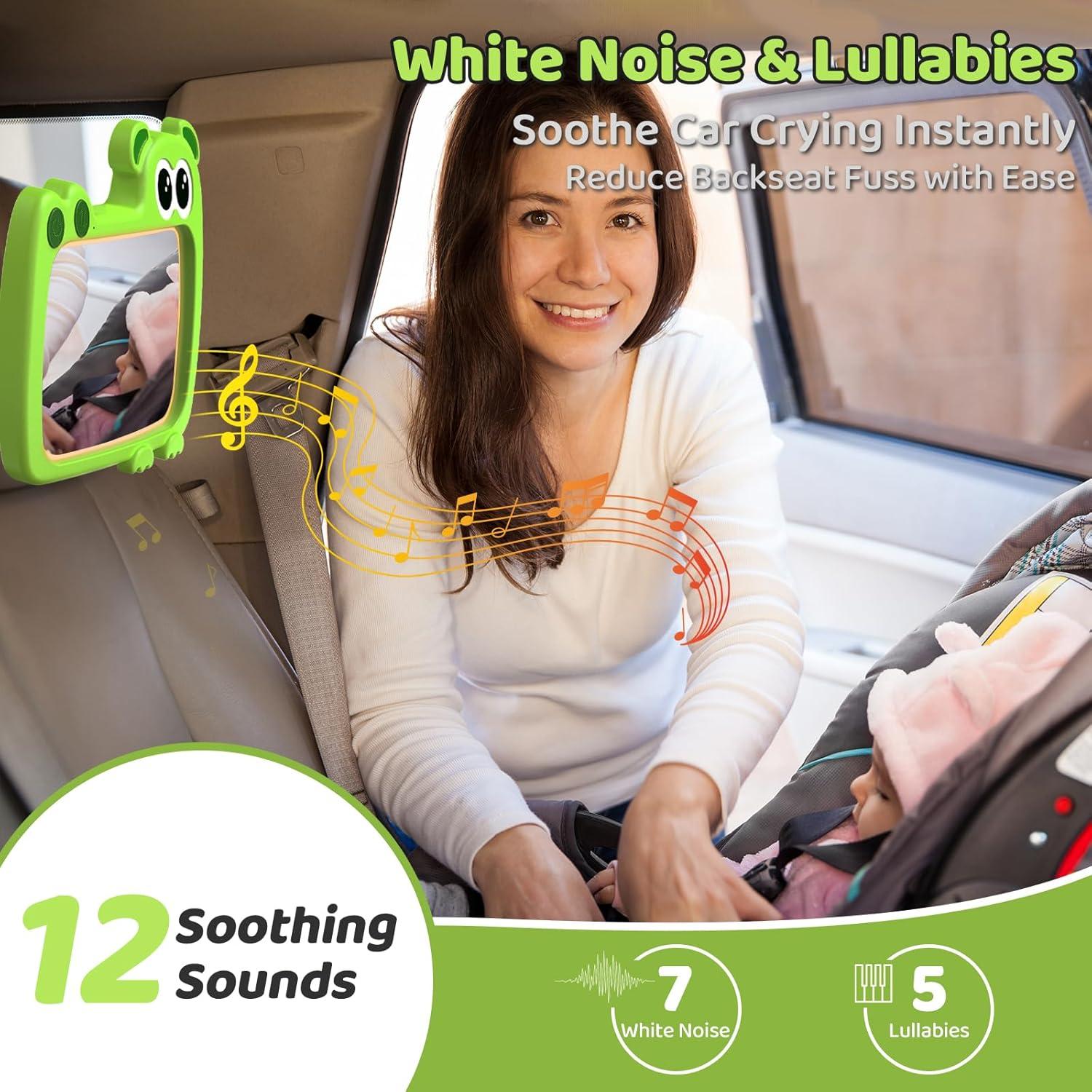Espejo de Coche para Bebé Olishare BB-001 con Luces y Sonidos