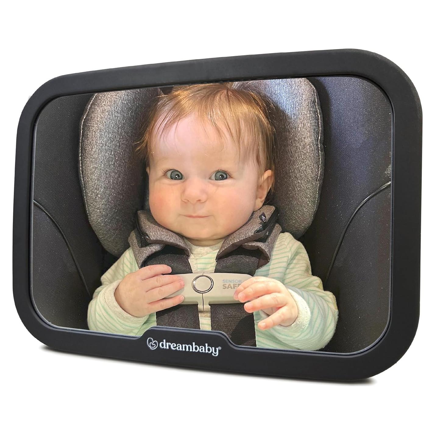 Espejo Convexo Ajustable Dreambaby 360° para Bebé - Negro