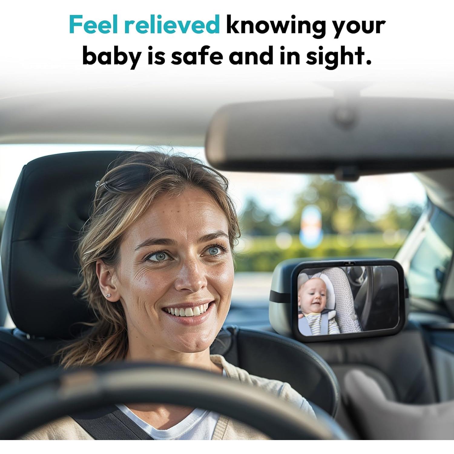 Espejo para Bebé HOME FOR EACH - Ajustable 360° para Auto