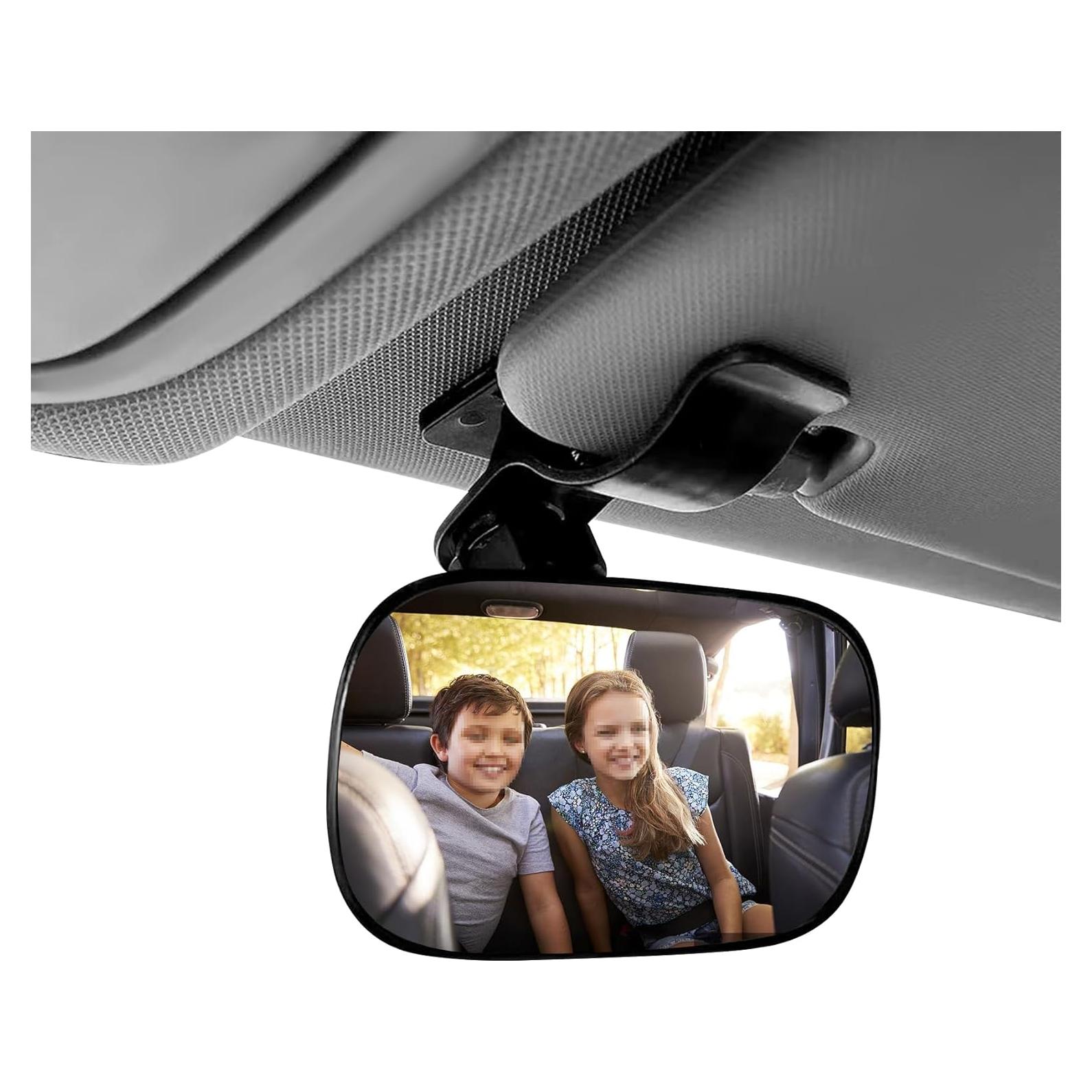 Espejo de Coche para Bebé Lyxheth Ajustable Universal 5.6x8.9cm