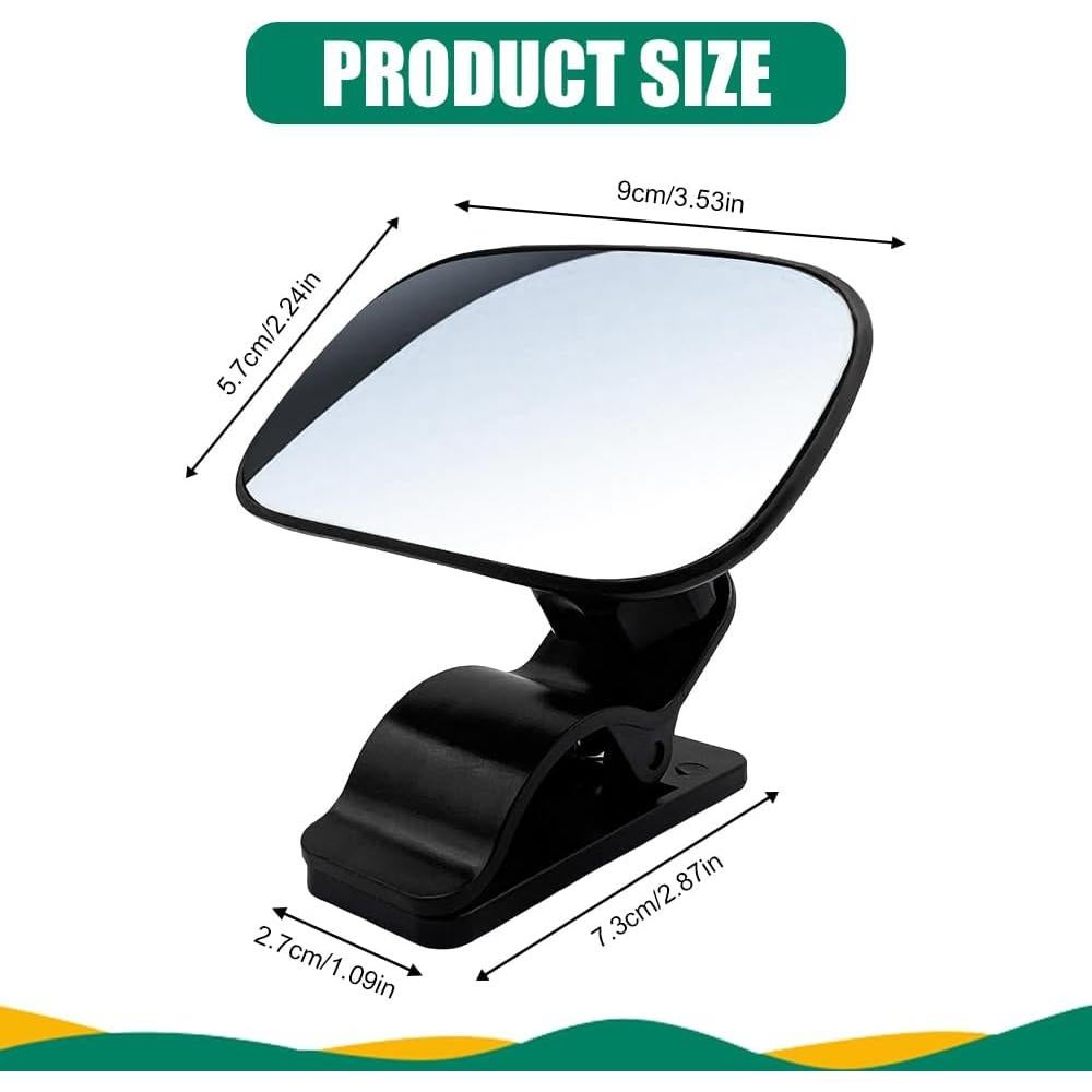 Espejo de Coche para Bebé Lyxheth Ajustable Universal 5.6x8.9cm