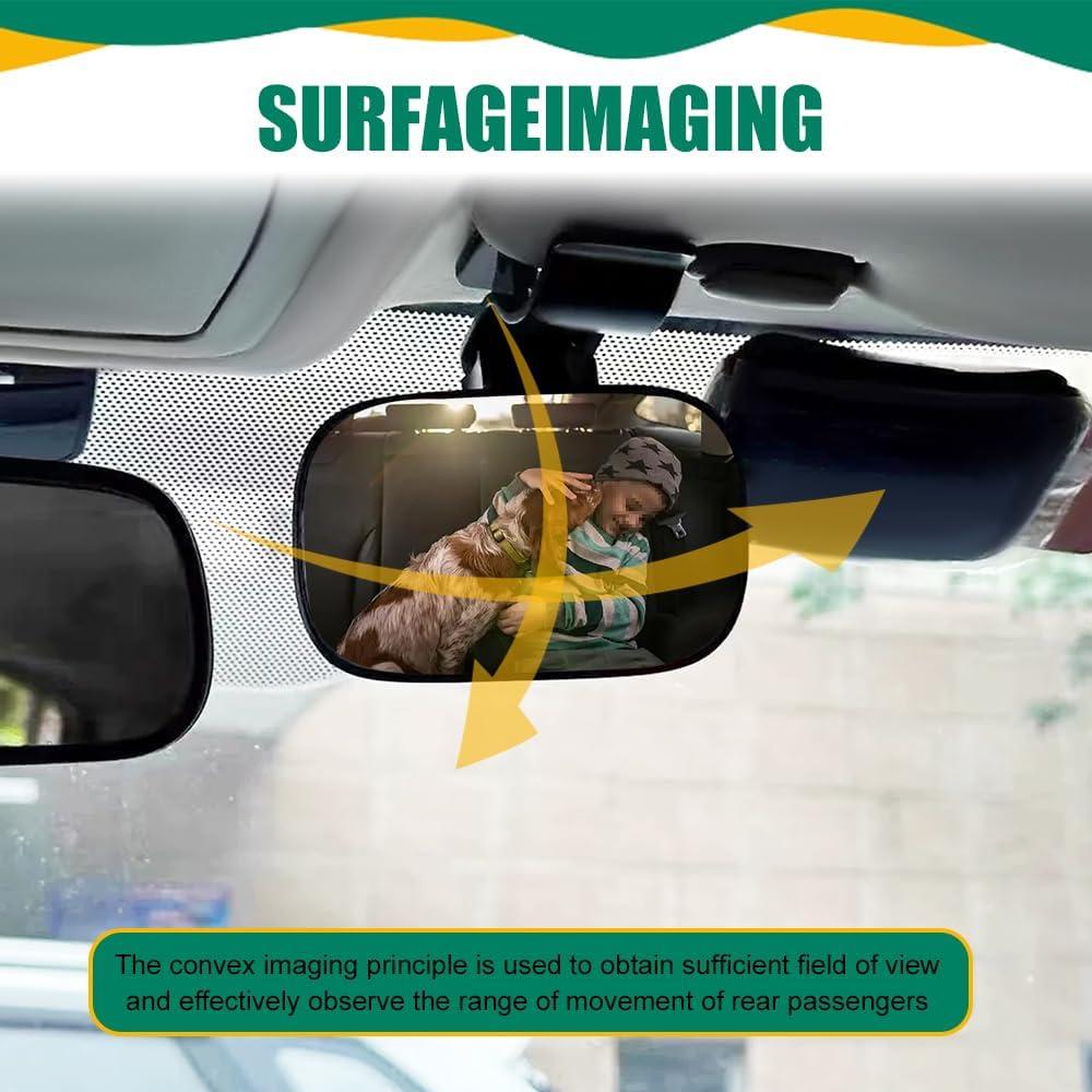 Espejo de Coche para Bebé Lyxheth Ajustable Universal 5.6x8.9cm
