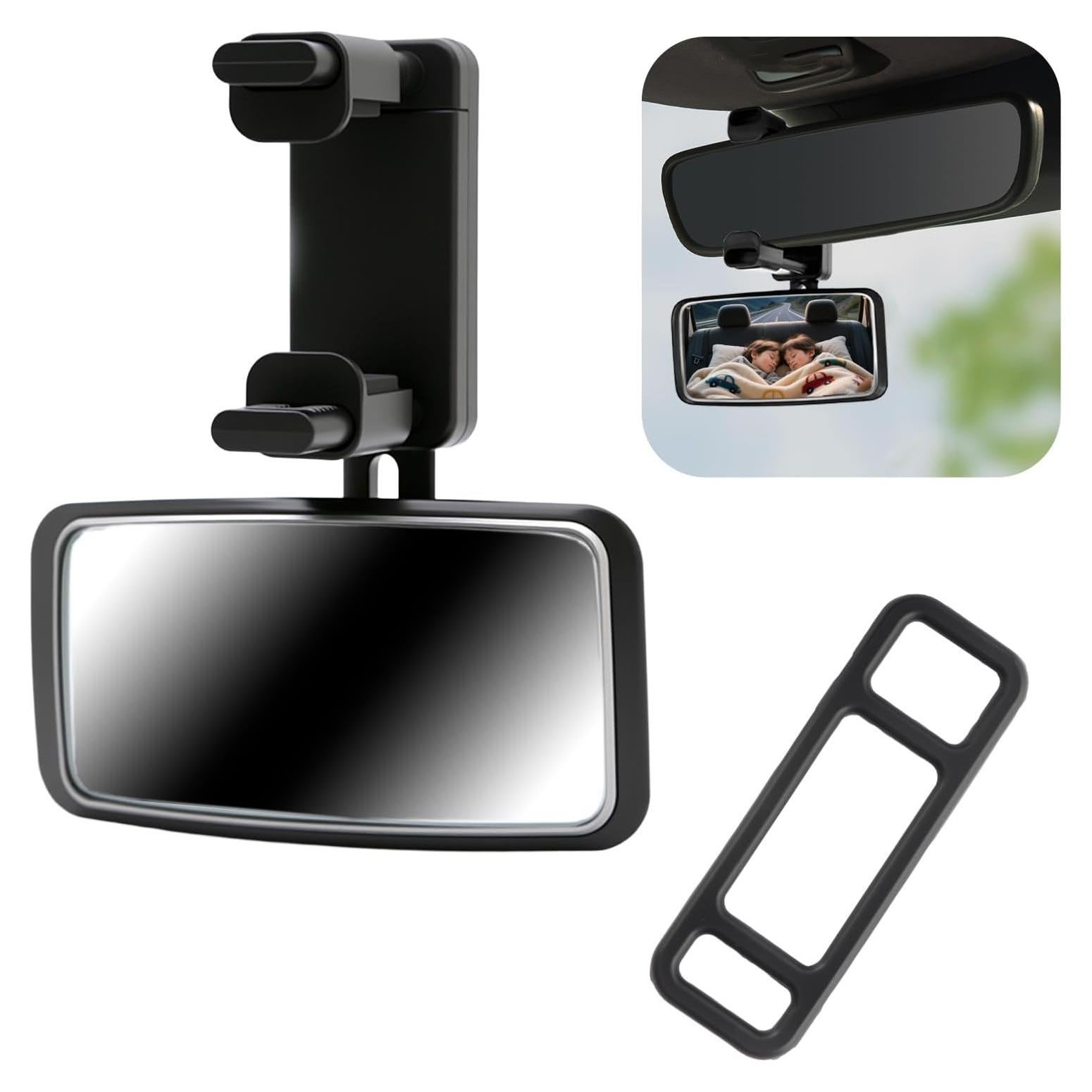 Espejo de Coche para Bebé Figpade Ajustable 360° Curvado