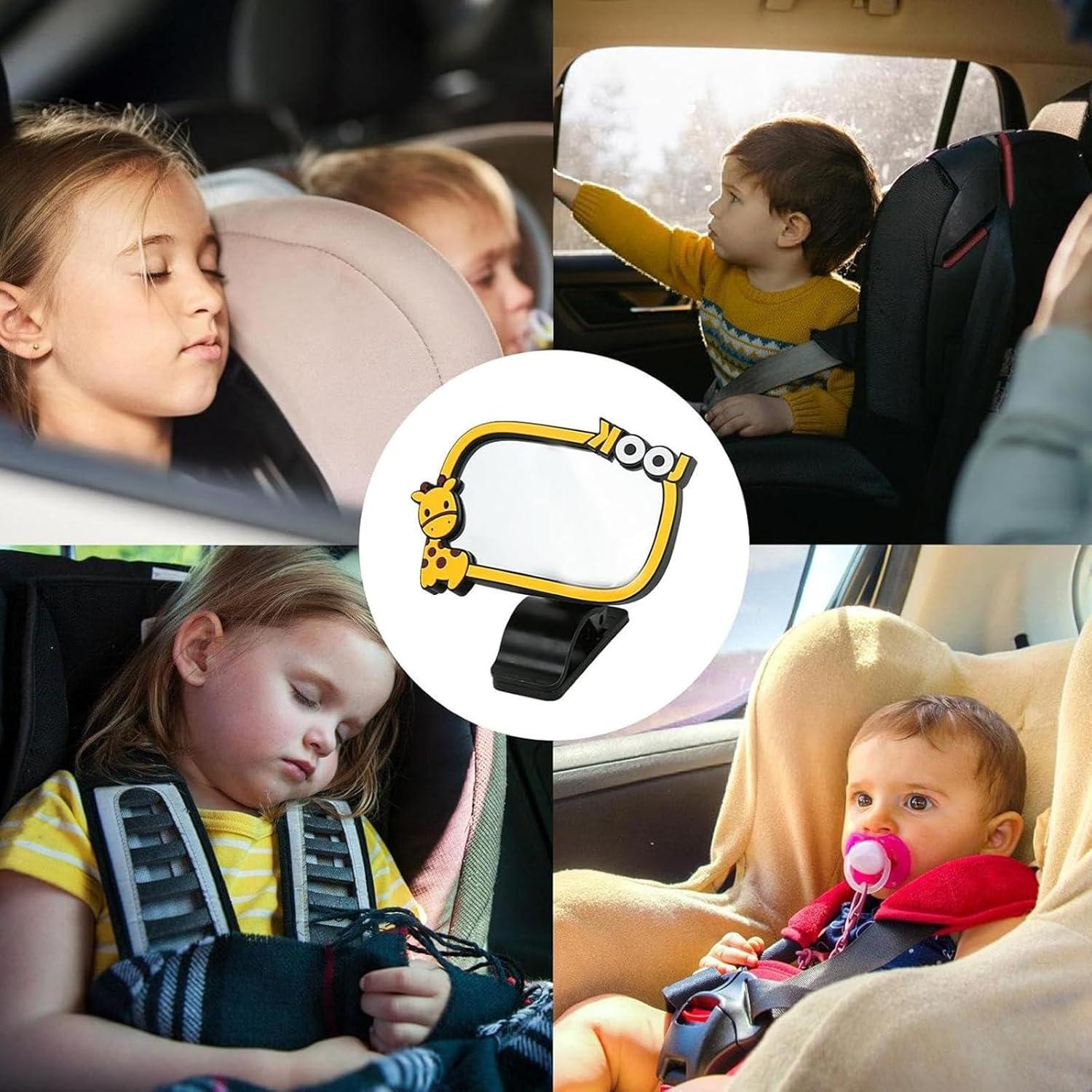 Espejo Retrovisor Ajustable YUENTOEN para Bebés - 110x70mm