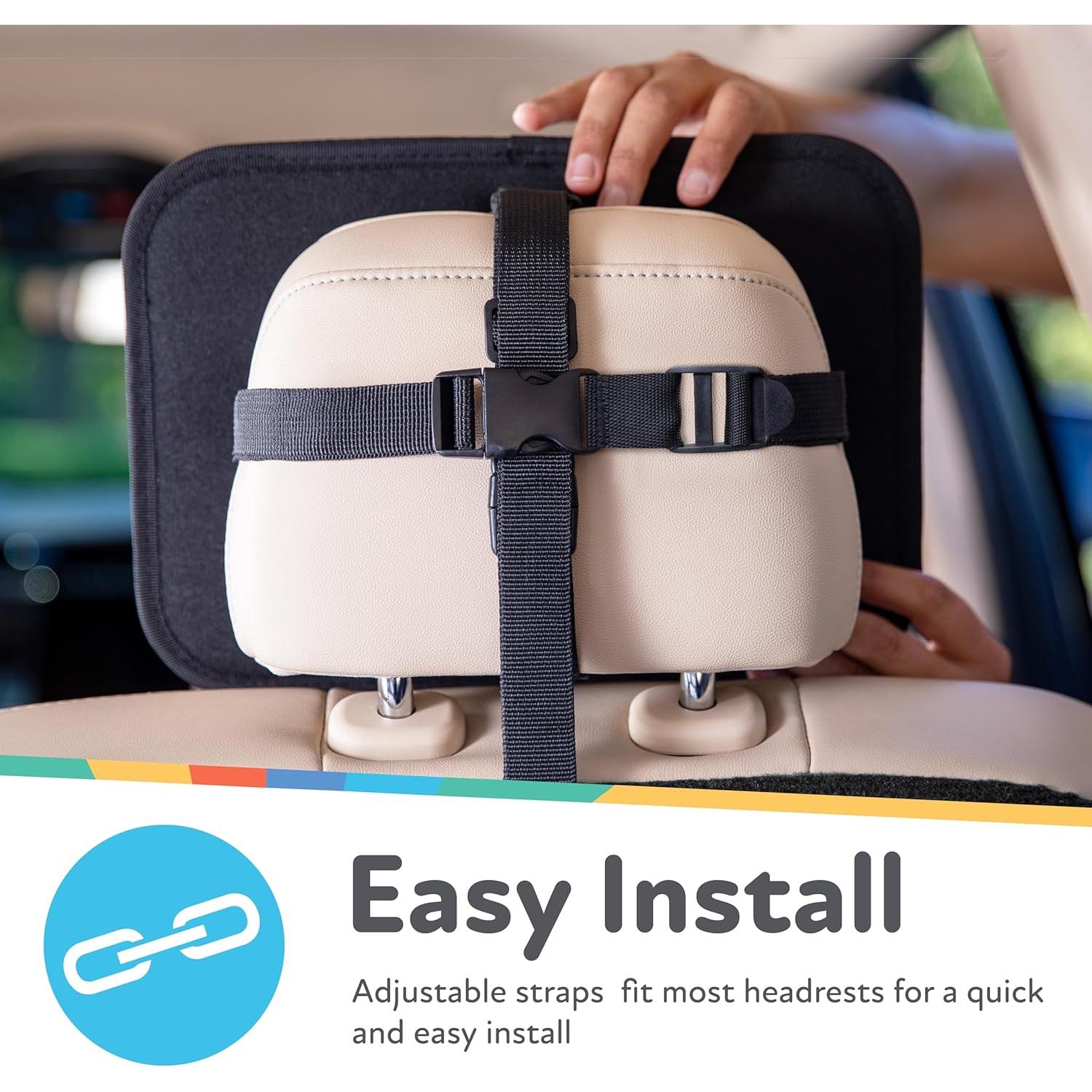 Espejo para Bebés en Asiento Trasero Nuby - Resistente a Roturas