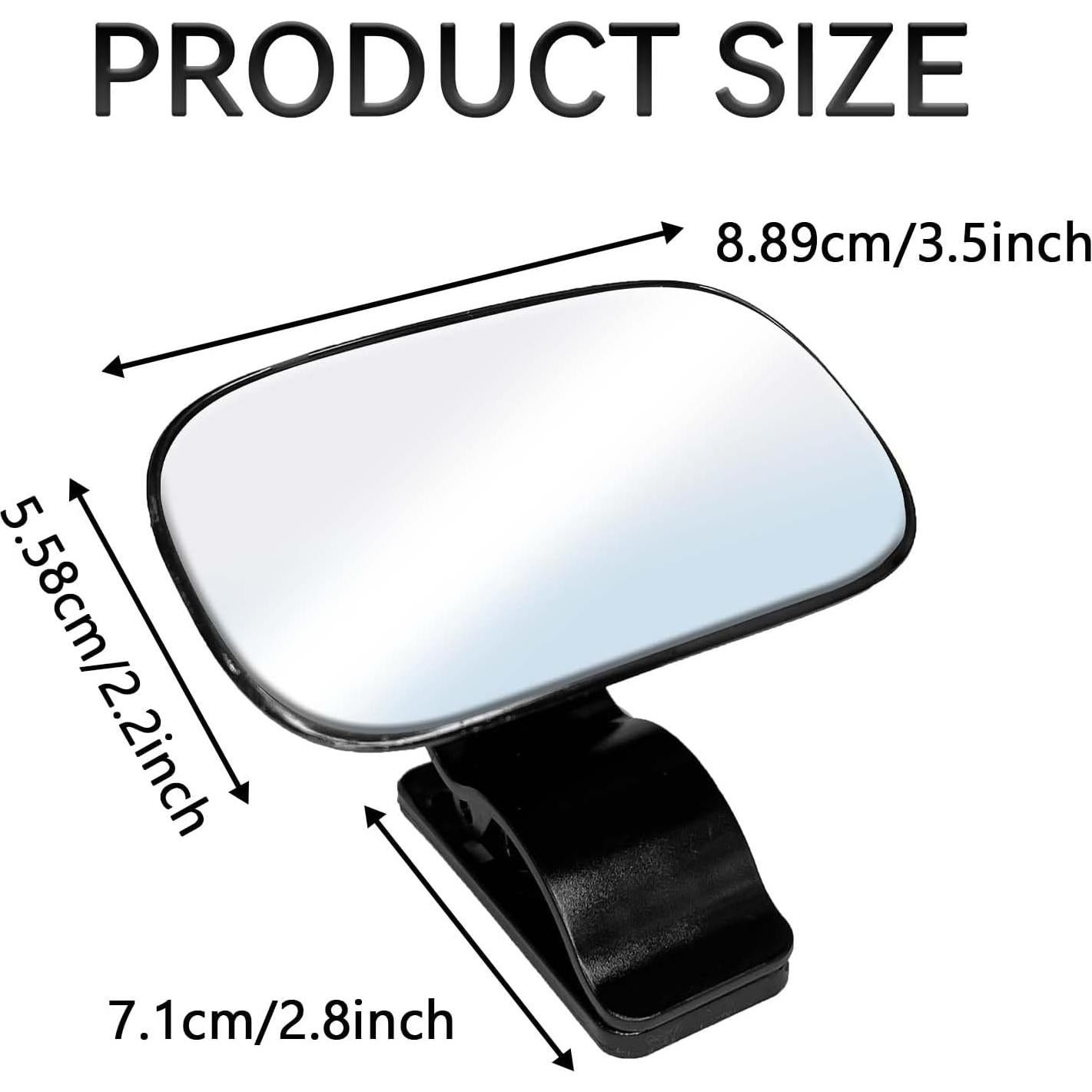 Espejo Retrovisor para Bebé KUQUTIDU Ajustable 360°