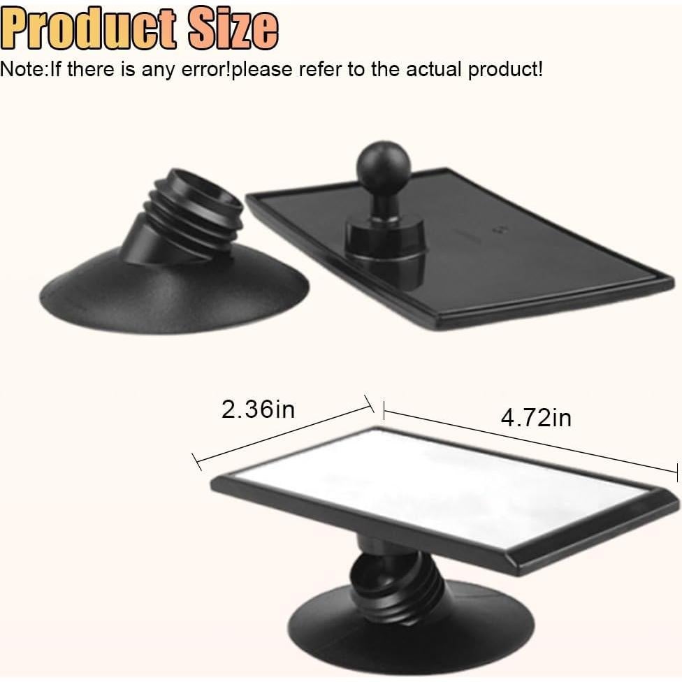 Espejo Retrovisor Interior para Bebés UHANBUT Ajustable 12x6cm