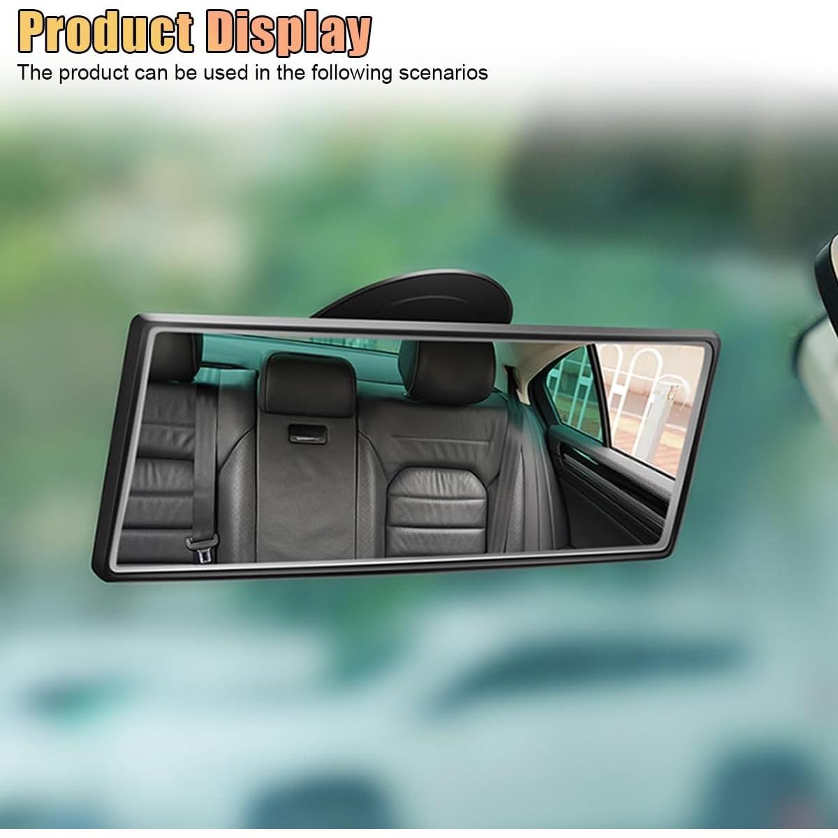 Espejo Retrovisor Interior para Bebés UHANBUT Ajustable 12x6cm