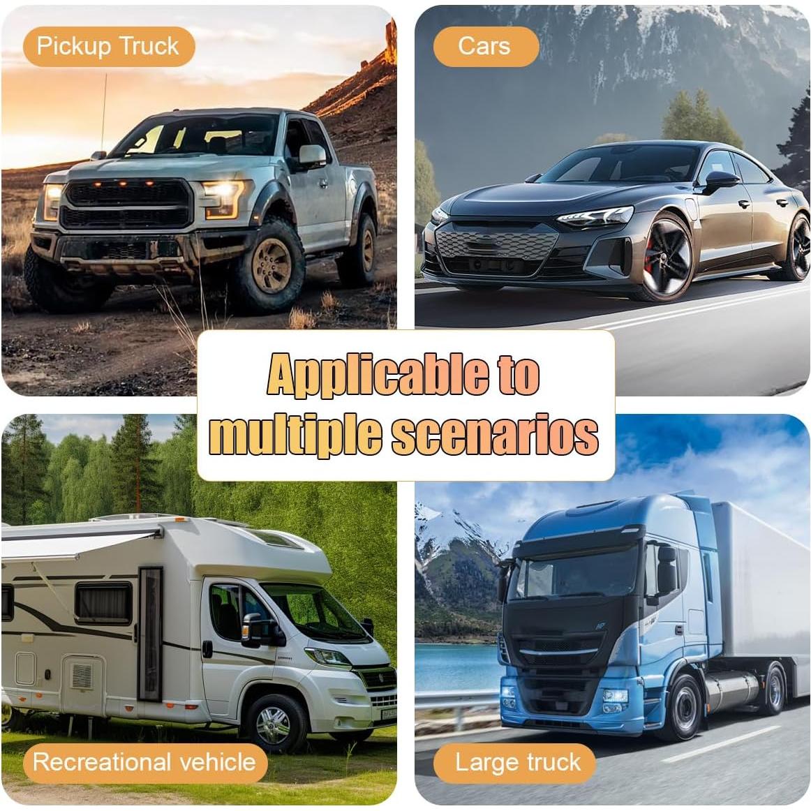 Espejo Retrovisor Interior para Bebés UHANBUT Ajustable 12x6cm