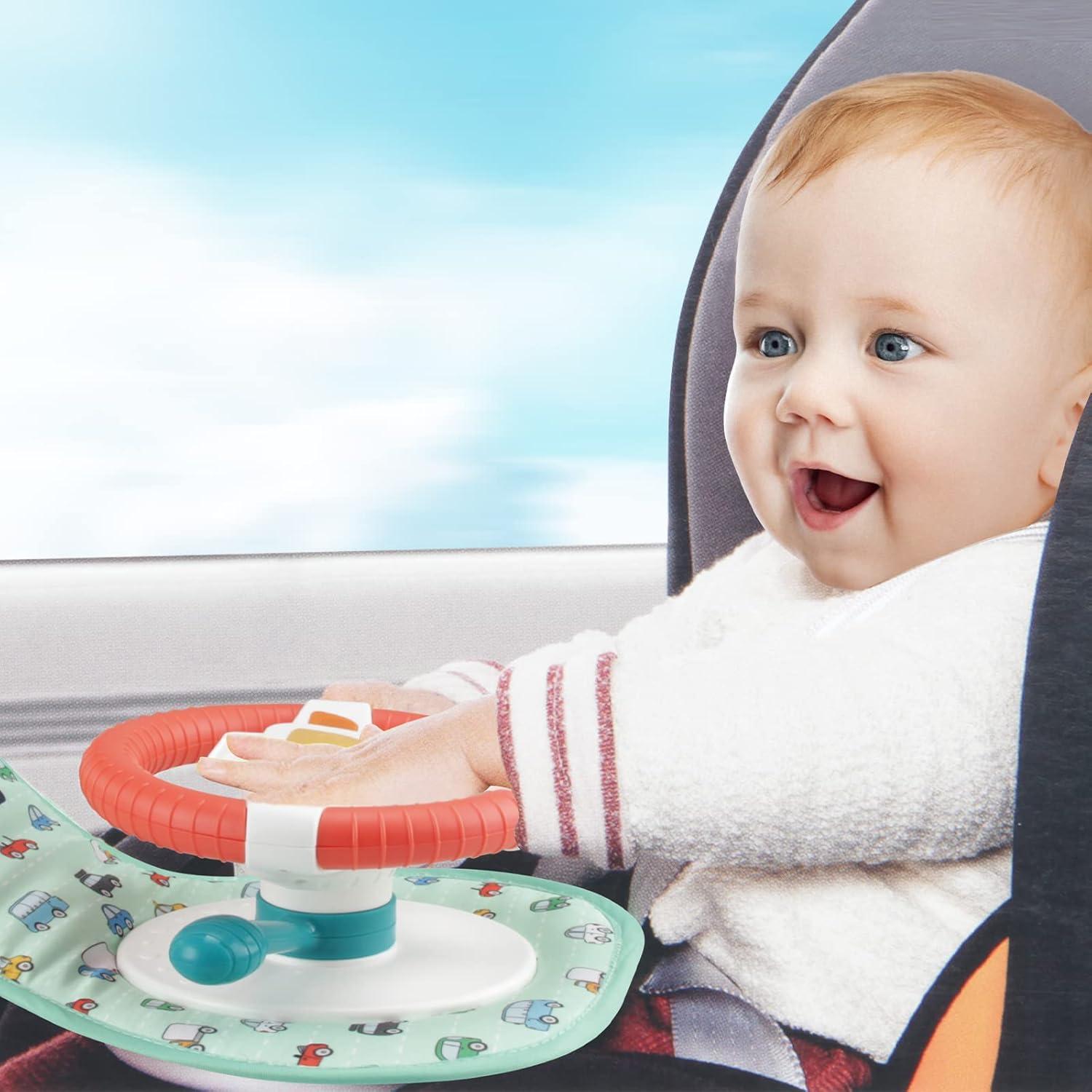 Juguete para Asiento de Coche COVTOY con Espejo y Sonidos - Bebés 0-12 Meses