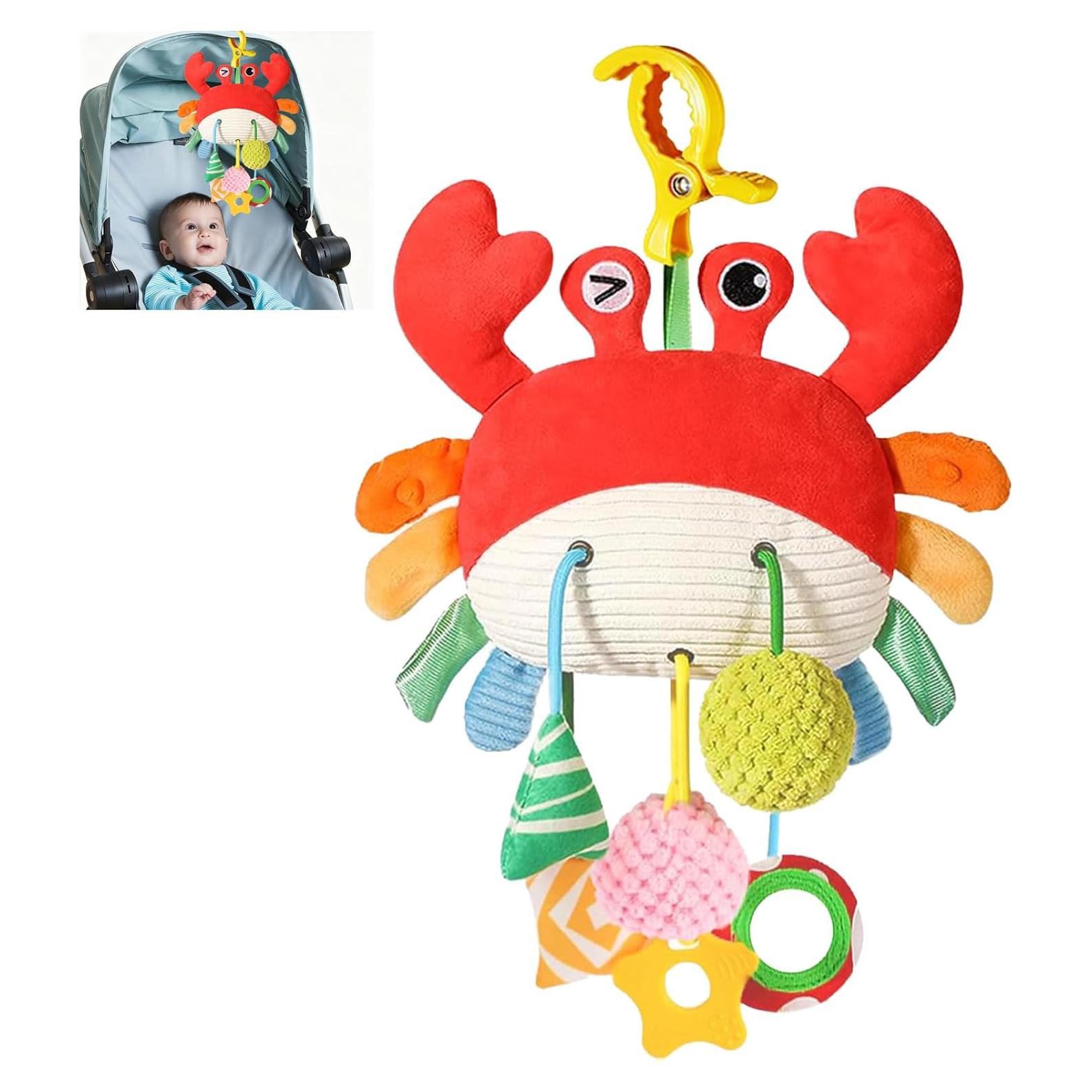 Juguete Colgante para Silla de Auto Ivrmtal Cangrejo 0-6 Meses
