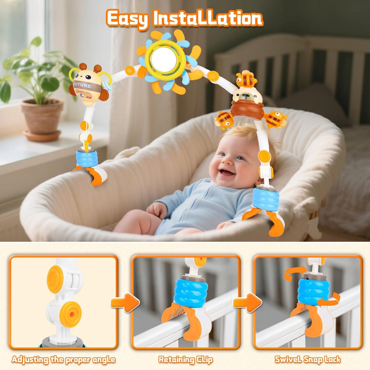 Juguete de Arco para Carrito de Bebés MPQMPQ Colorido