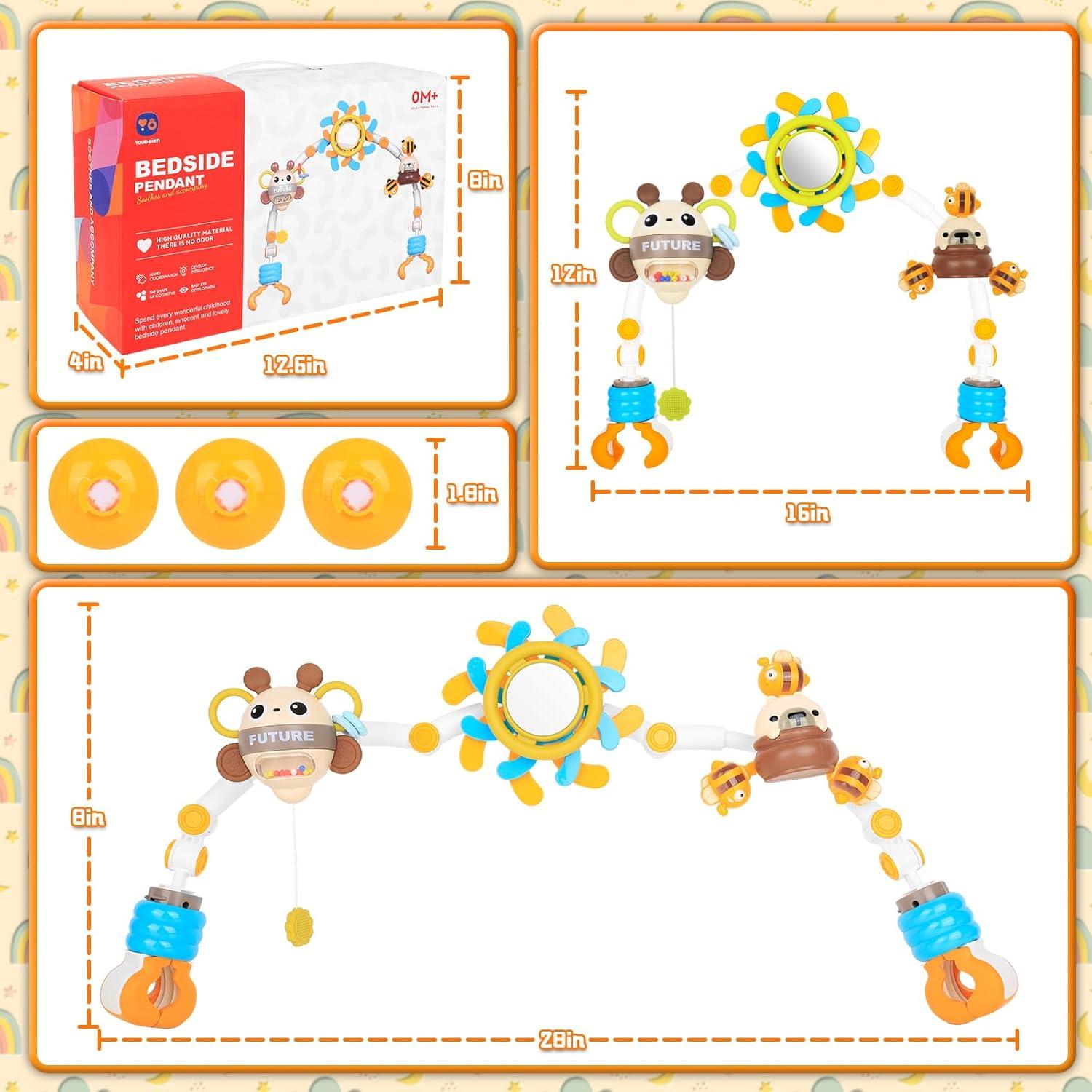 Juguete de Arco para Carrito de Bebés MPQMPQ Colorido