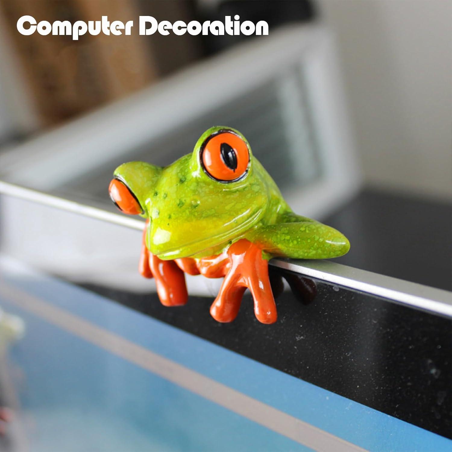 Adorno Rana Verde Motaney para Espejo Retrovisor y Consola