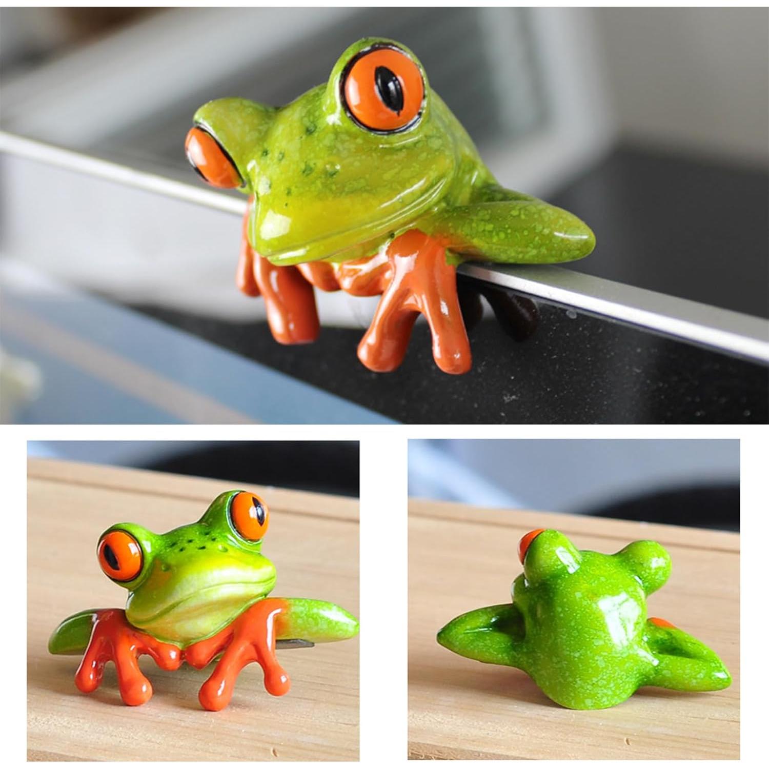 Adorno Rana Verde Motaney para Espejo Retrovisor y Consola