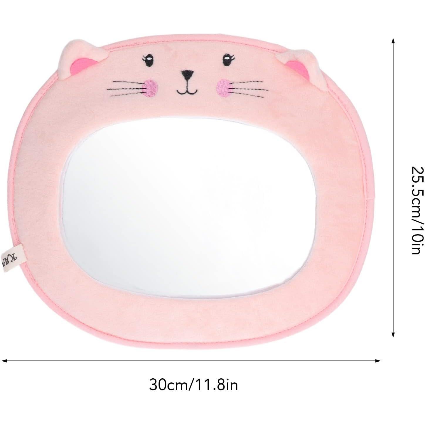 Espejo Retrovisor para Bebé Gato Mrisata Convexo 35x26 cm