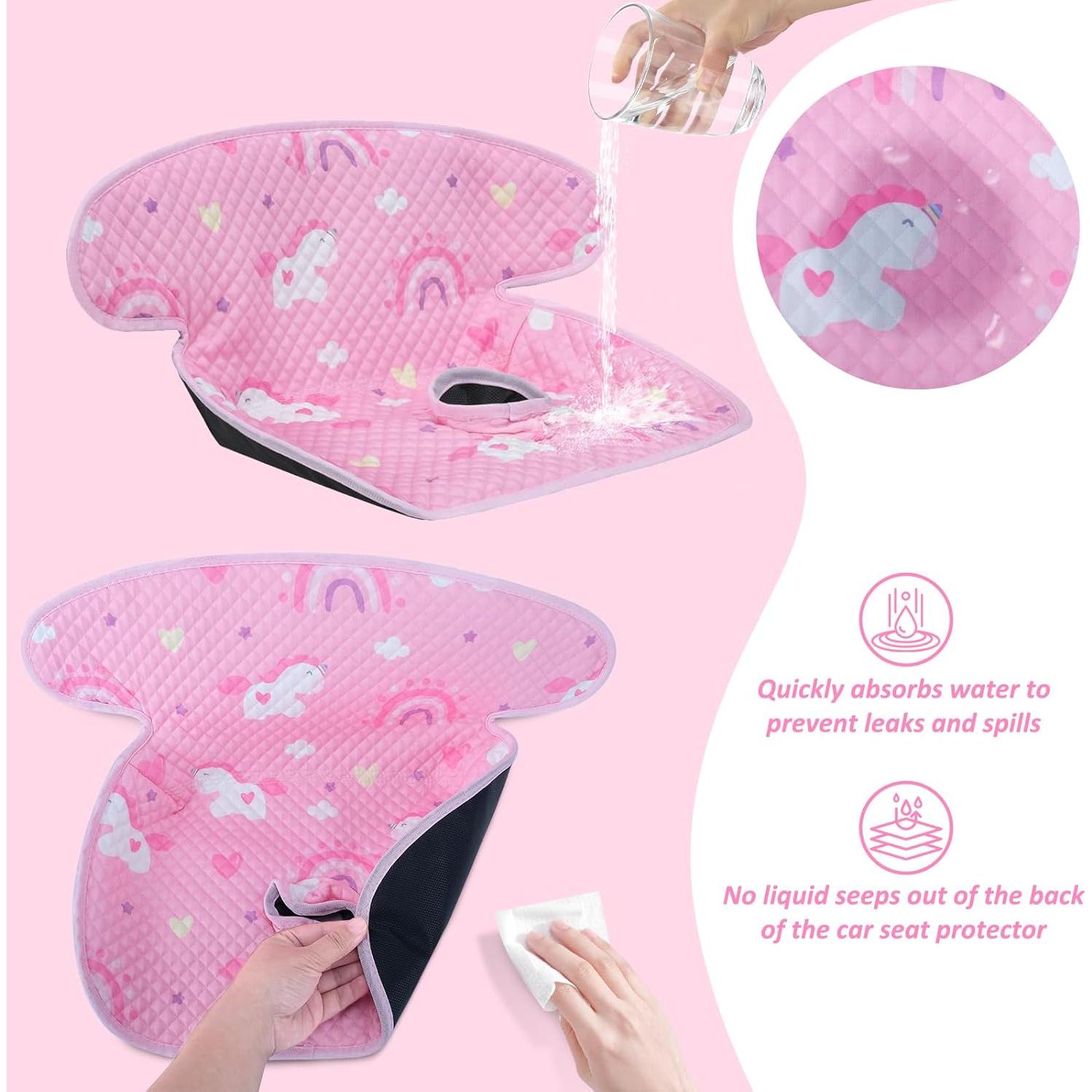 Protector de Asiento de Coche Impermeable INFANZIA Rosa