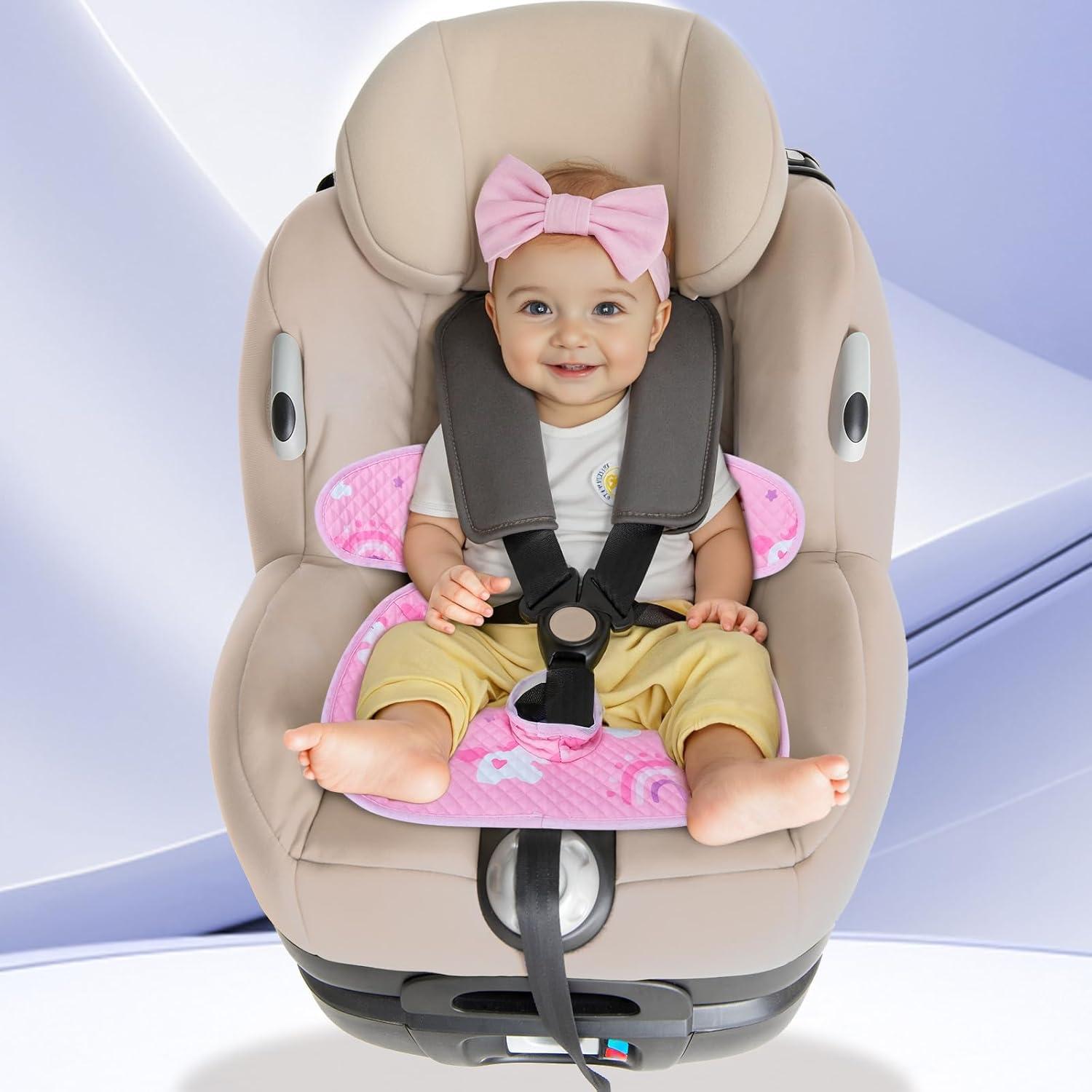 Protector de Asiento de Coche Impermeable INFANZIA Rosa