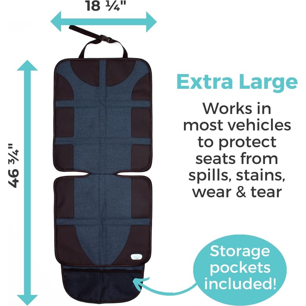 Protector de Asiento de Auto Toddleroo - Marino, Ajuste Universal