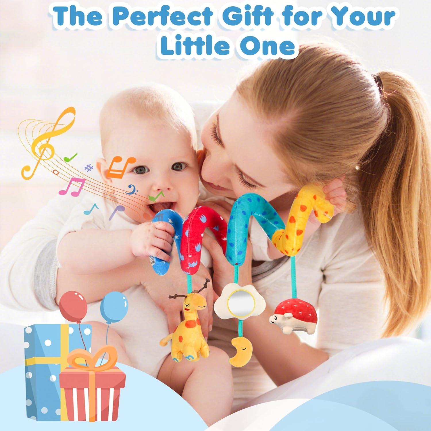 Juguete Espiral Sensorial URMYWO para Bebés 0-6 Meses