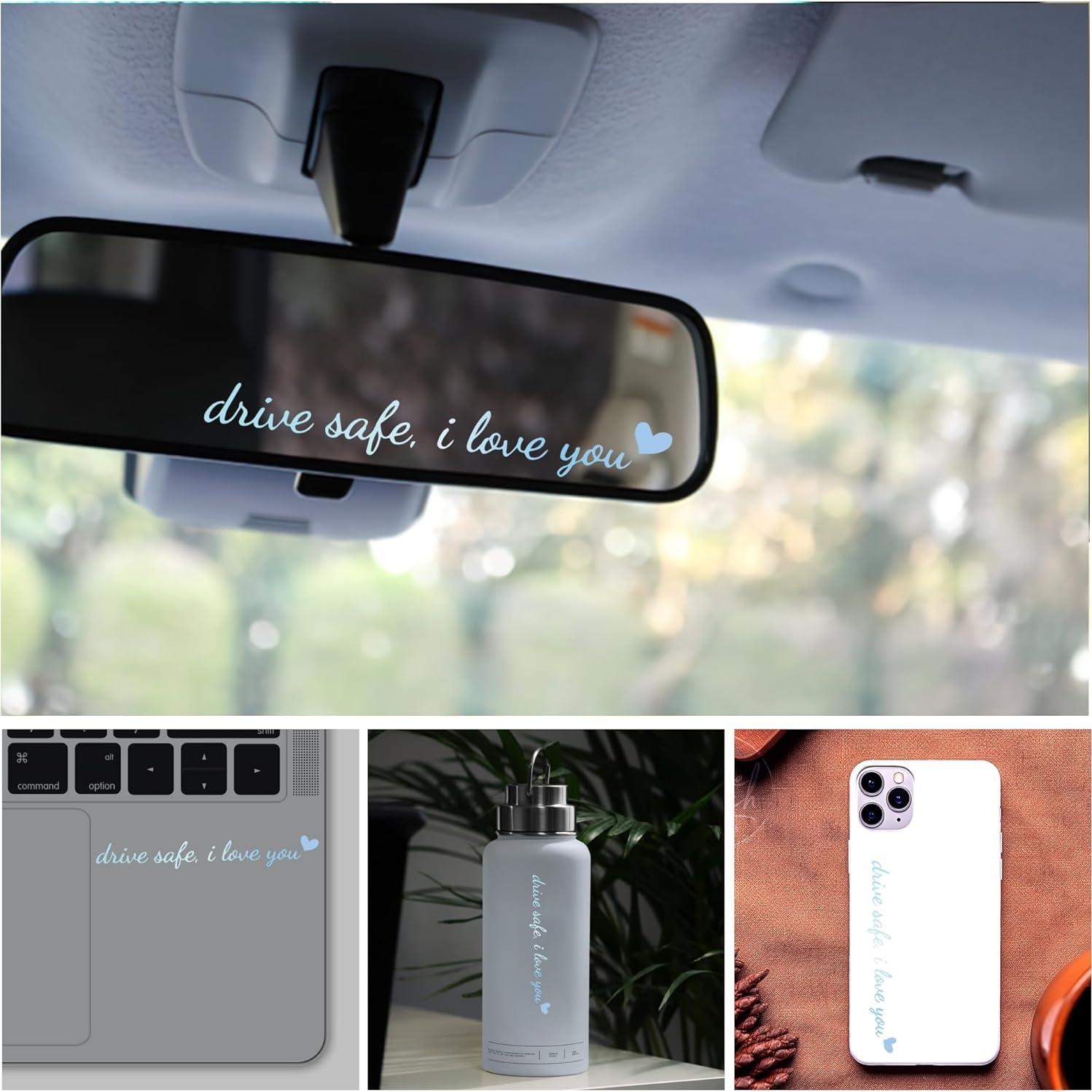 Calcomanías Holográficas Miarita para Espejo Retrovisor - 3 Piezas