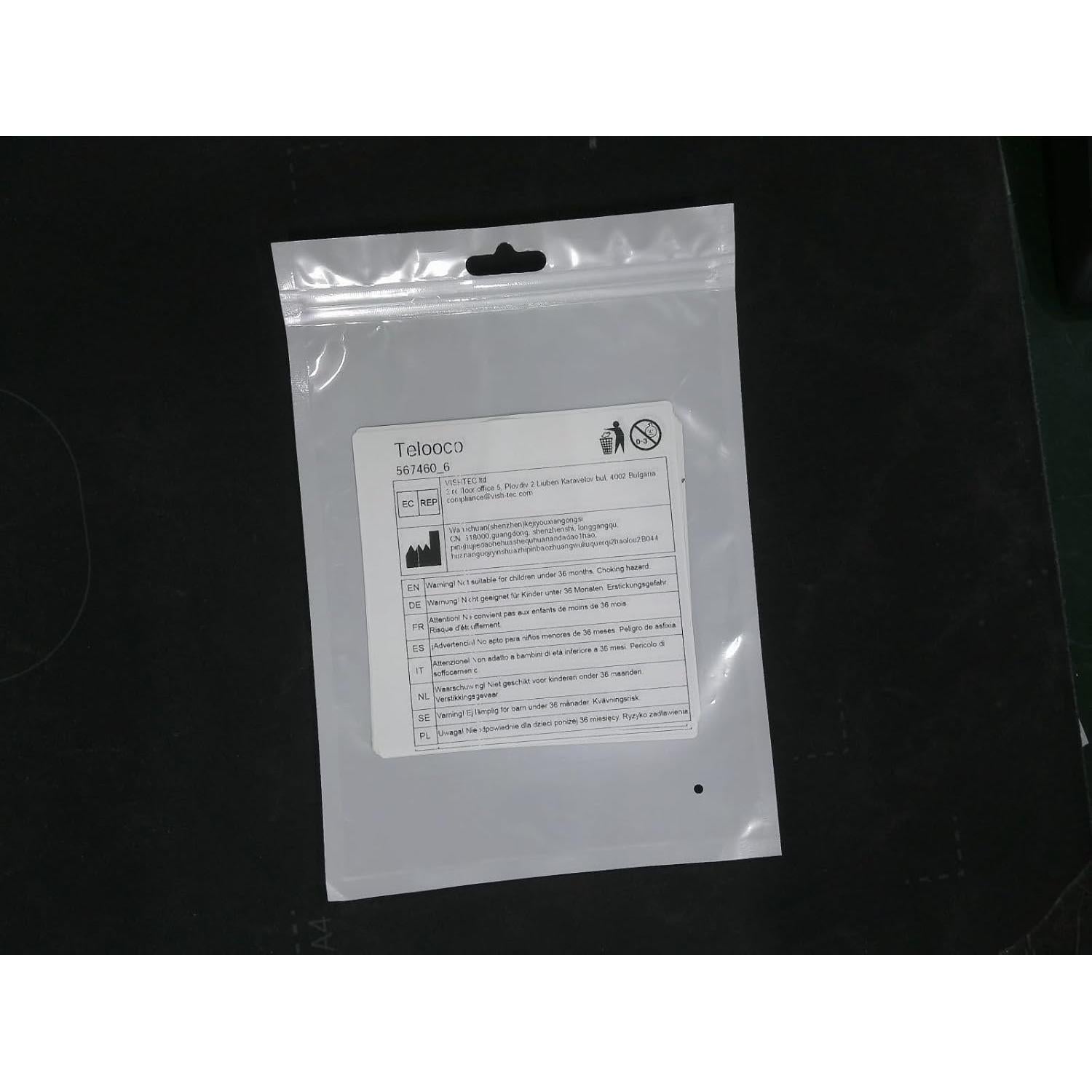 Dados Peludos Telooco 6cm Rosa Bebé para Espejo Retrovisor