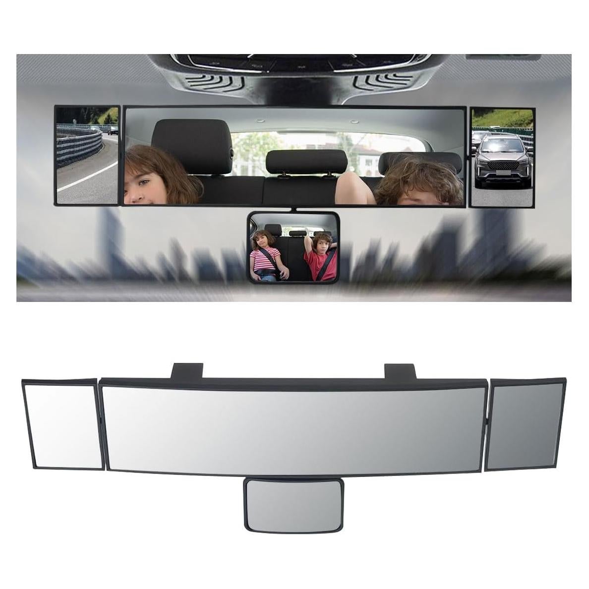 Espejo Retrovisor Panorámico LAINLOY 38.4x7.5cm Antideslumbrante