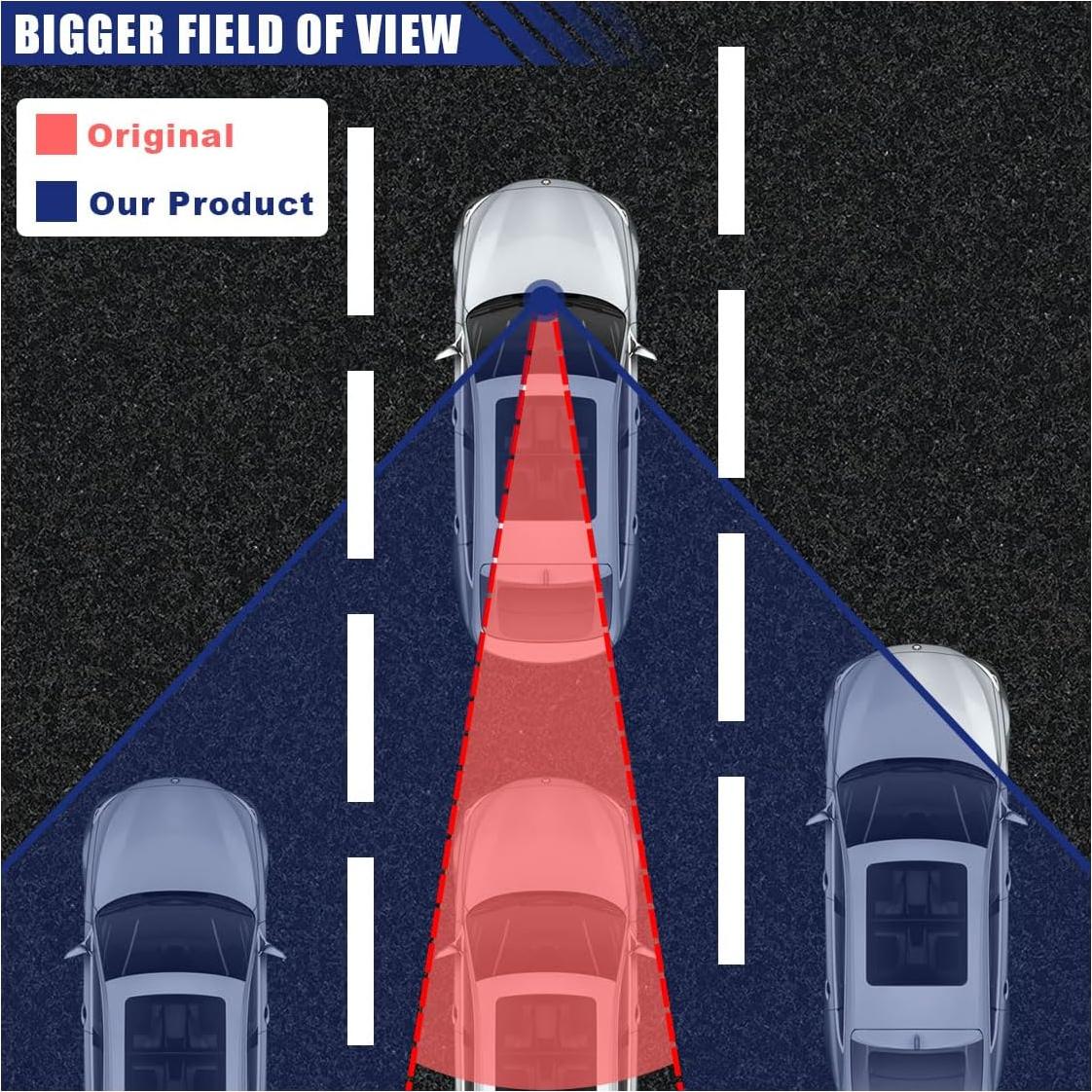 Espejo Retrovisor Panorámico LAINLOY 38.4x7.5cm Antideslumbrante