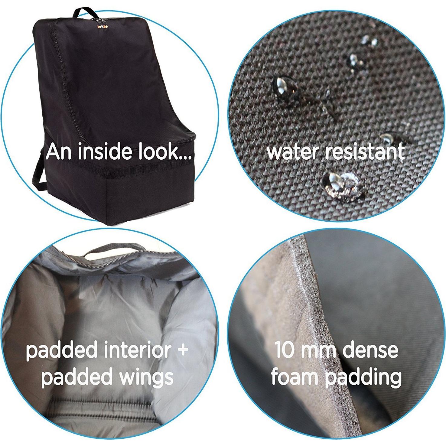 Mochila para Asiento de Auto ZOHZO - Acolchada y Ajustable - 1.6 kg