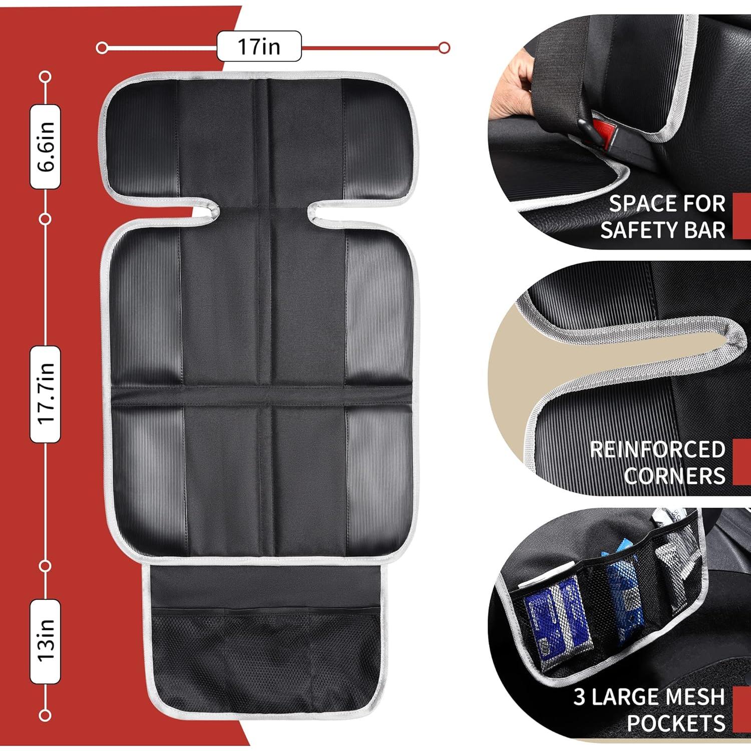 Protector de Asiento de Coche Tapha Universal Negro Impermeable