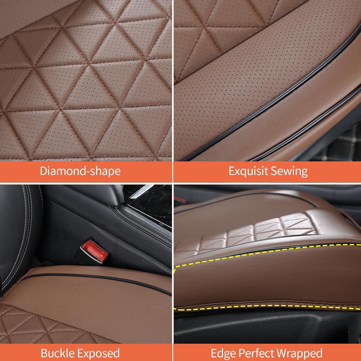 Funda de Asiento de Coche WinxMatrs Marrón Ajuste Universal