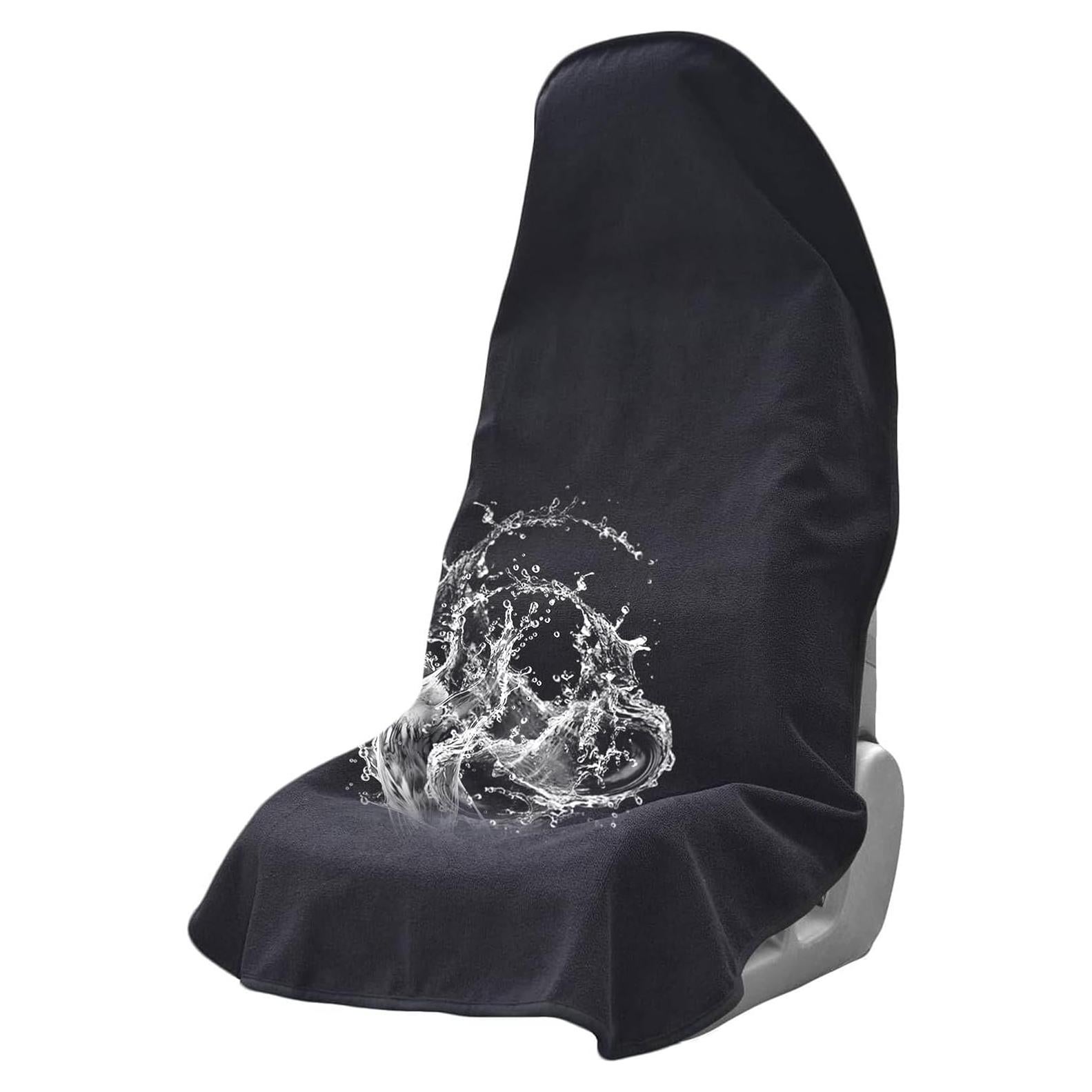 Funda de Asiento de Coche VOPHIA Negra - Impermeable y Antideslizante