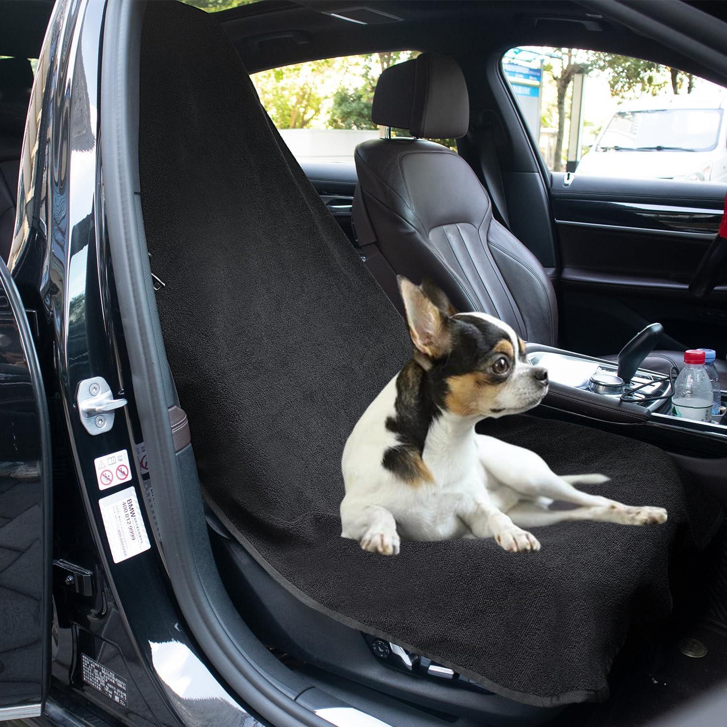 Funda de Asiento de Coche VOPHIA Negra - Impermeable y Antideslizante