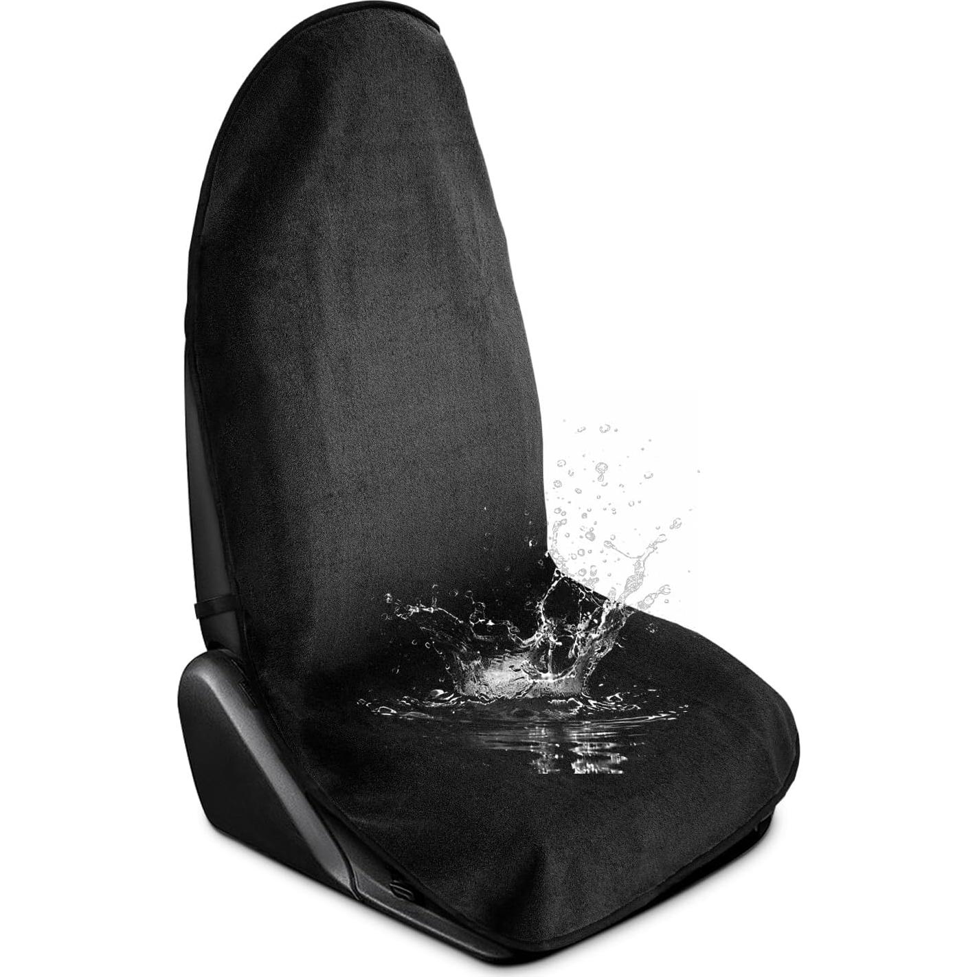 Funda de Asiento de Coche VOPHIA Negra - Impermeable y Antideslizante