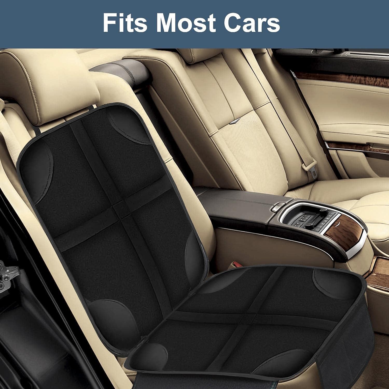 Protector de Asiento de Coche para Niños RAIFUJOIE 2 Paquete Antideslizante