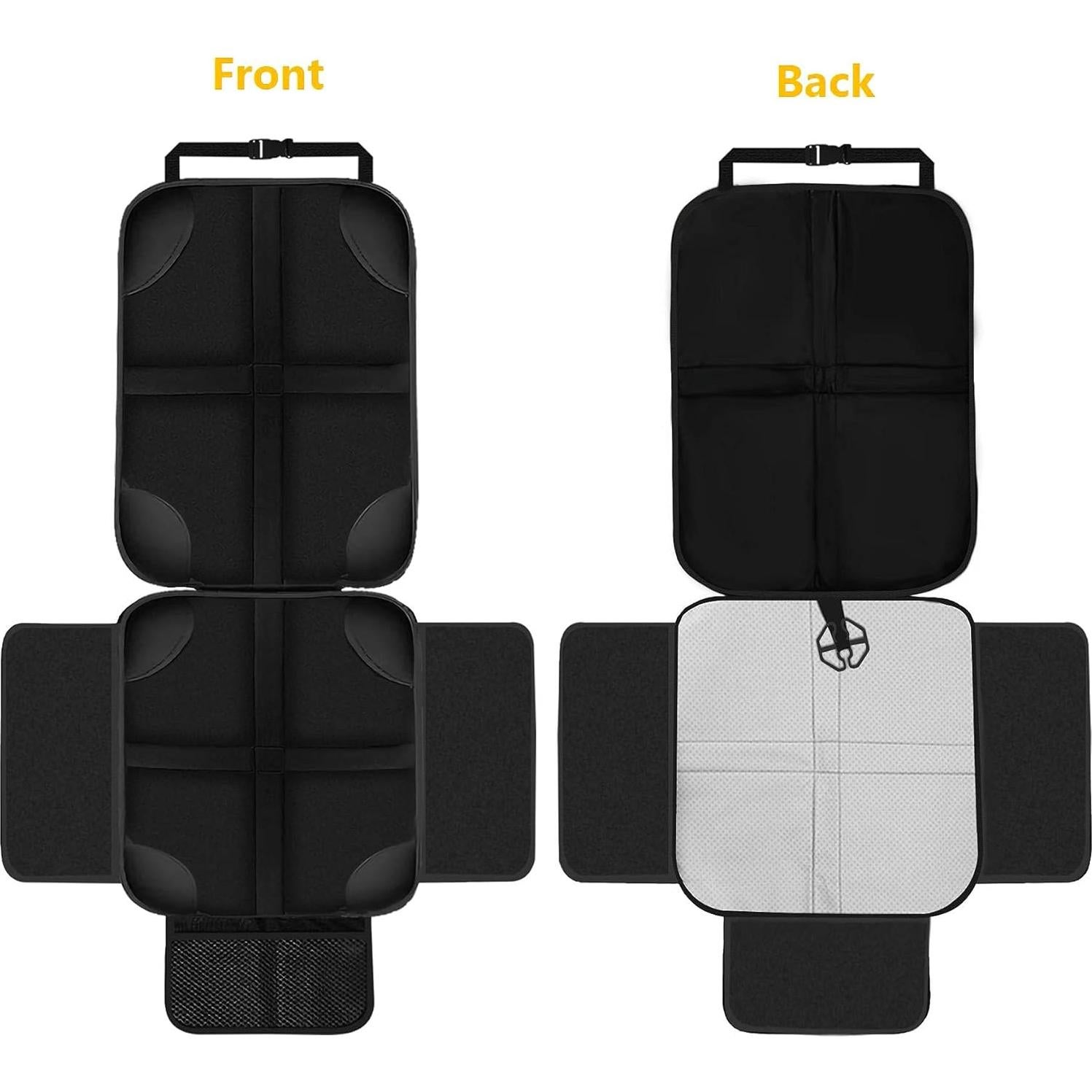 Protector de Asiento de Coche para Niños RAIFUJOIE 2 Paquete Antideslizante