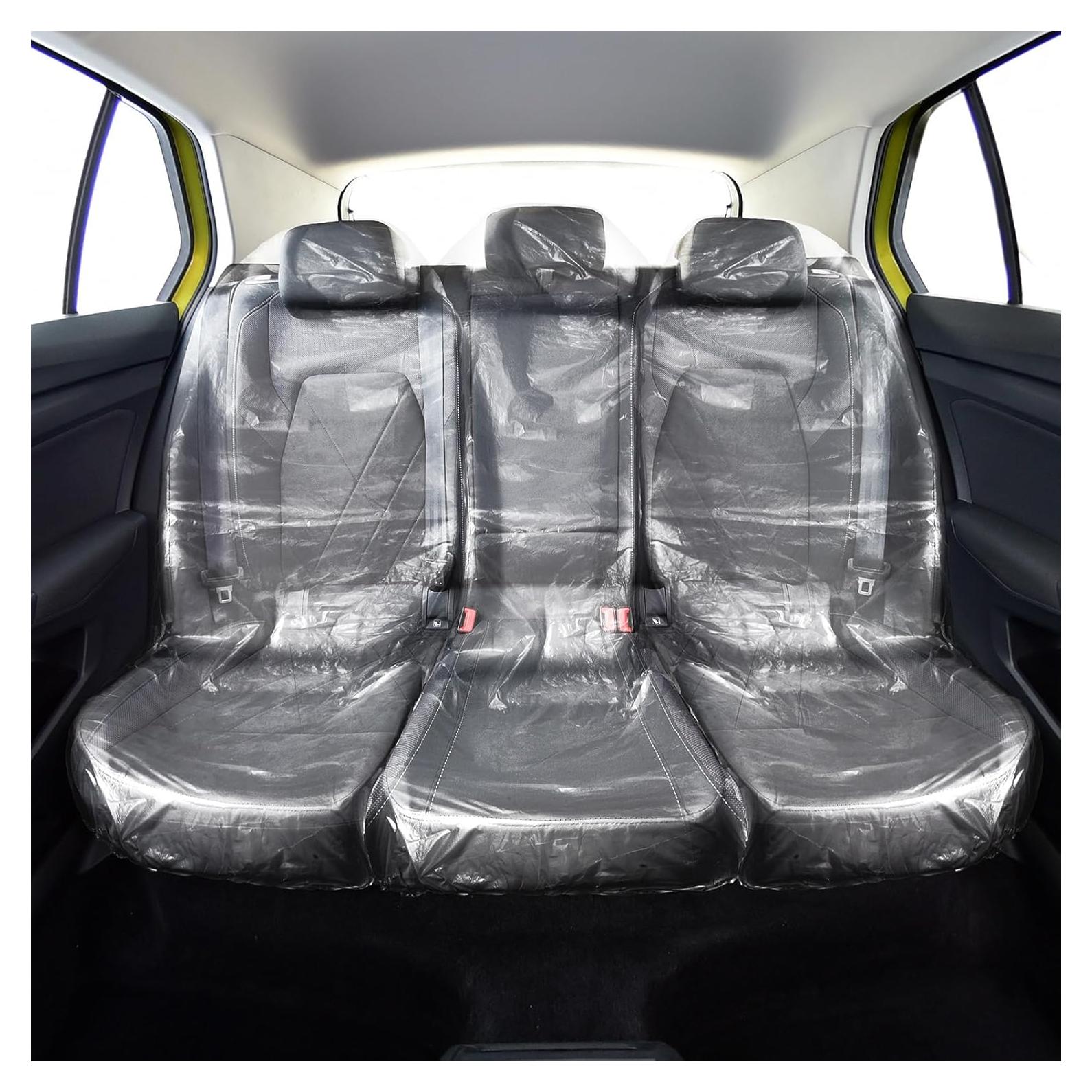 Funda de Asiento Trasero Desechable BBTO - 10 Pcs Transparente