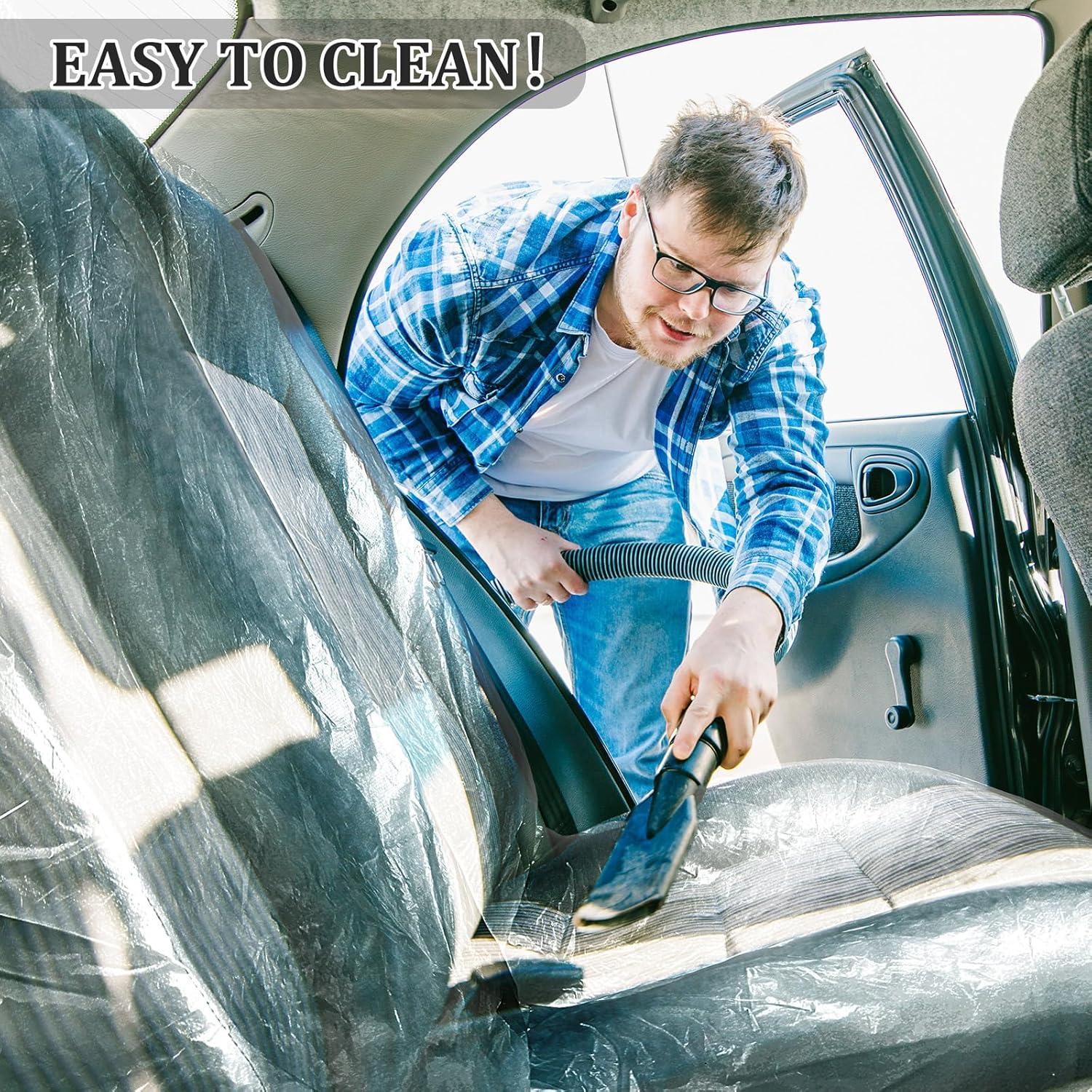 Funda de Asiento Trasero Desechable BBTO - 10 Pcs Transparente