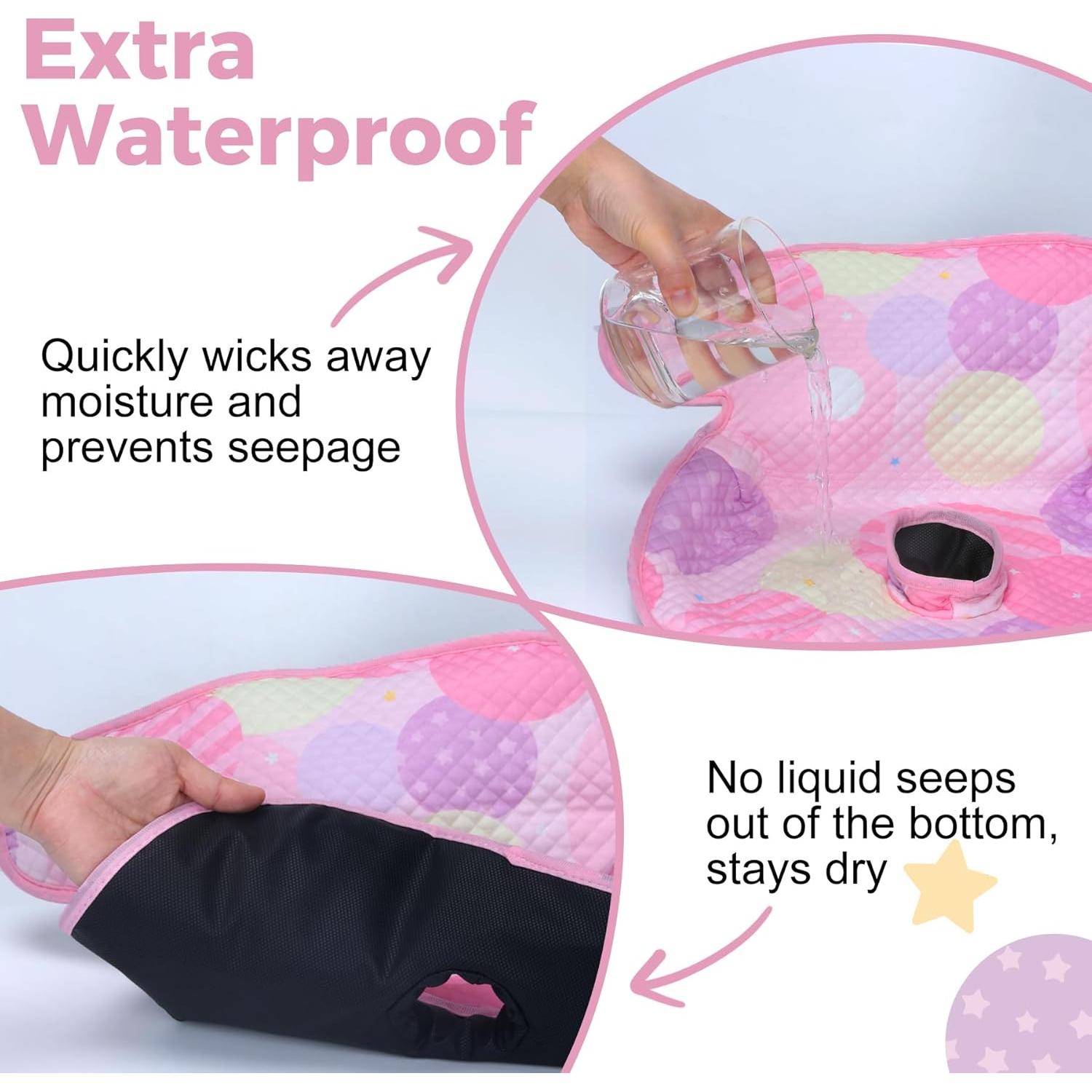 Almohadilla Impermeable LITTOBEBE para Asiento de Auto Rosa