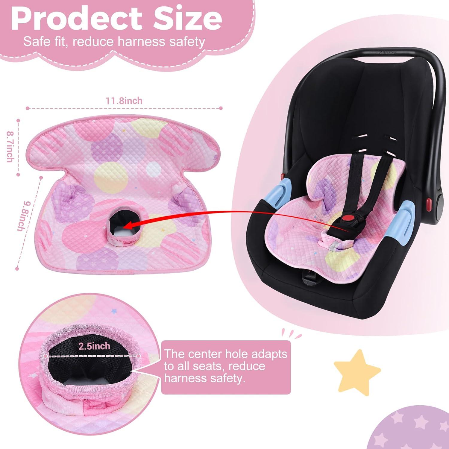 Almohadilla Impermeable LITTOBEBE para Asiento de Auto Rosa