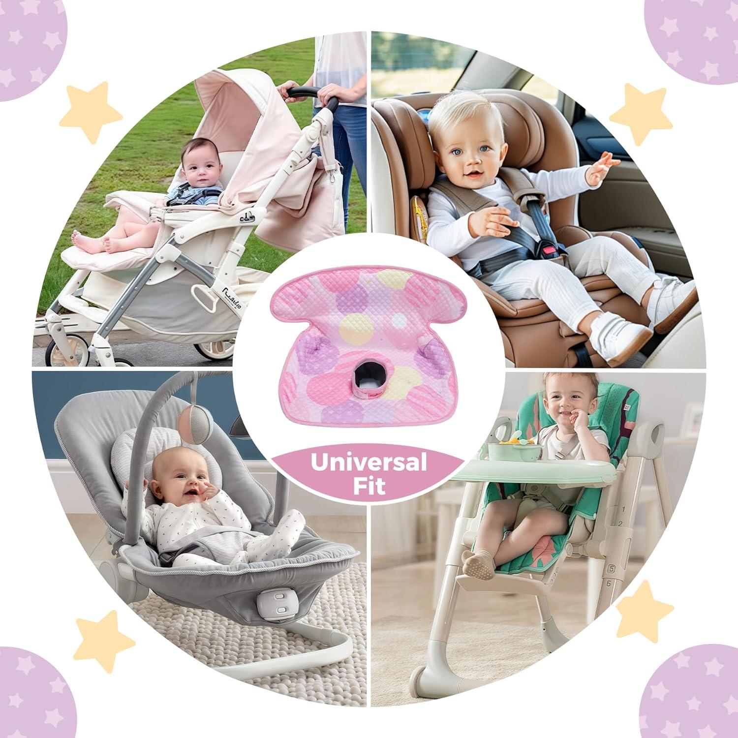 Almohadilla Impermeable LITTOBEBE para Asiento de Auto Rosa