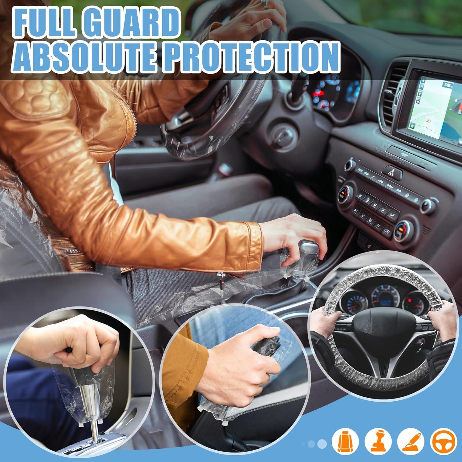 Kit de Fundas de Asiento de Coche Desechables MYFAMIREA 250 PCS