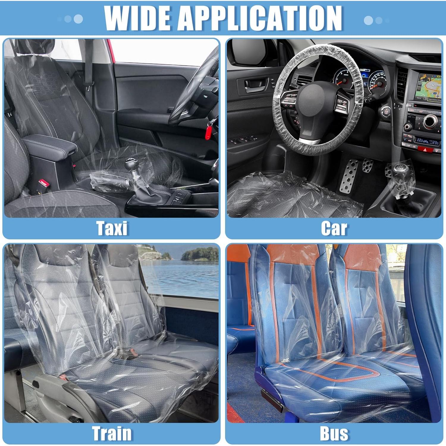 Kit de Fundas de Asiento de Coche Desechables MYFAMIREA 250 PCS