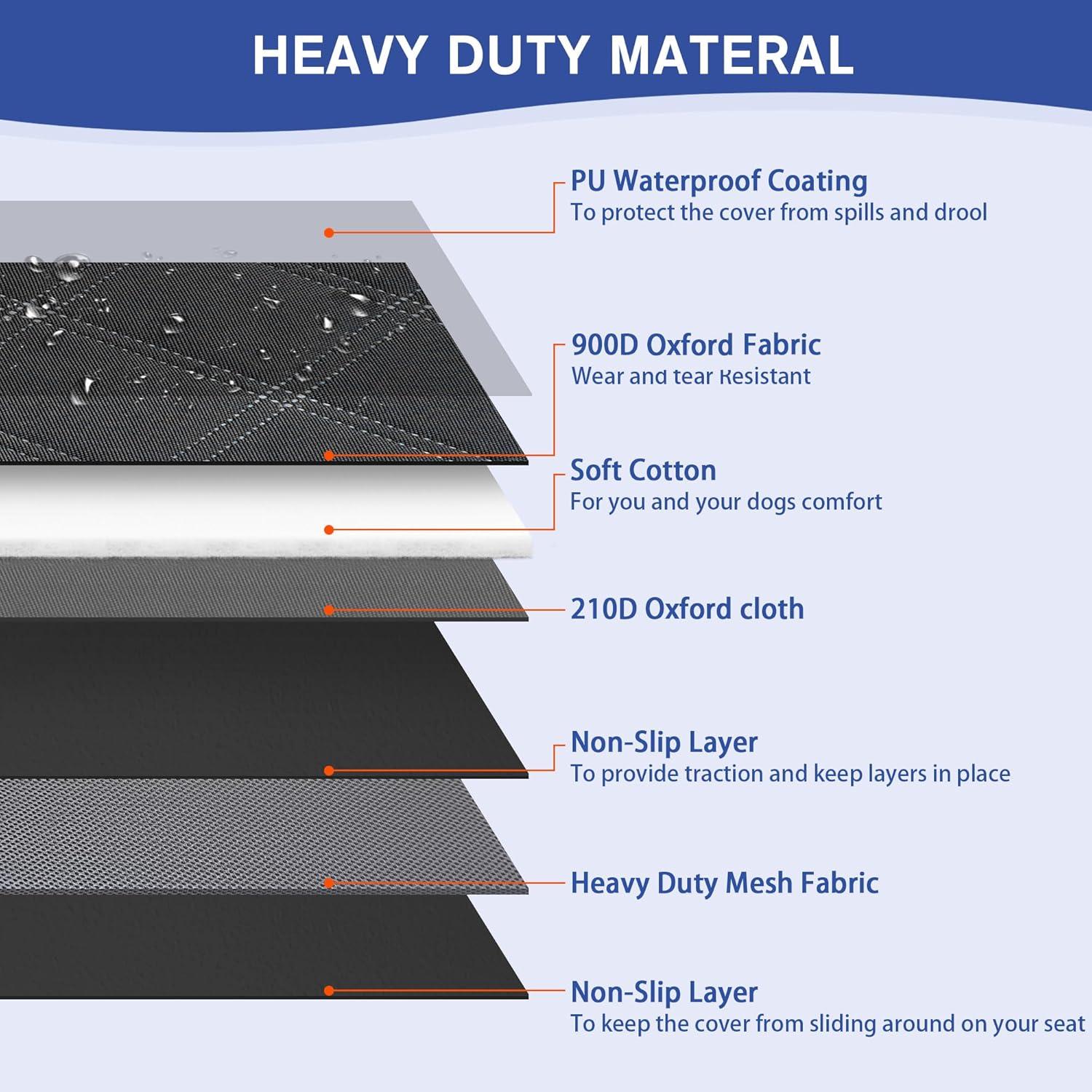 Funda de Asiento Delantero ALLANSING QPZT Impermeable Negro