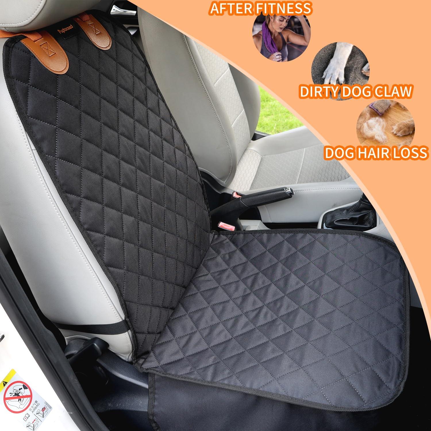 Cubierta de Asiento Frontal para Perros Puptoceed PUPFRT02P - Impermeable y Antideslizante