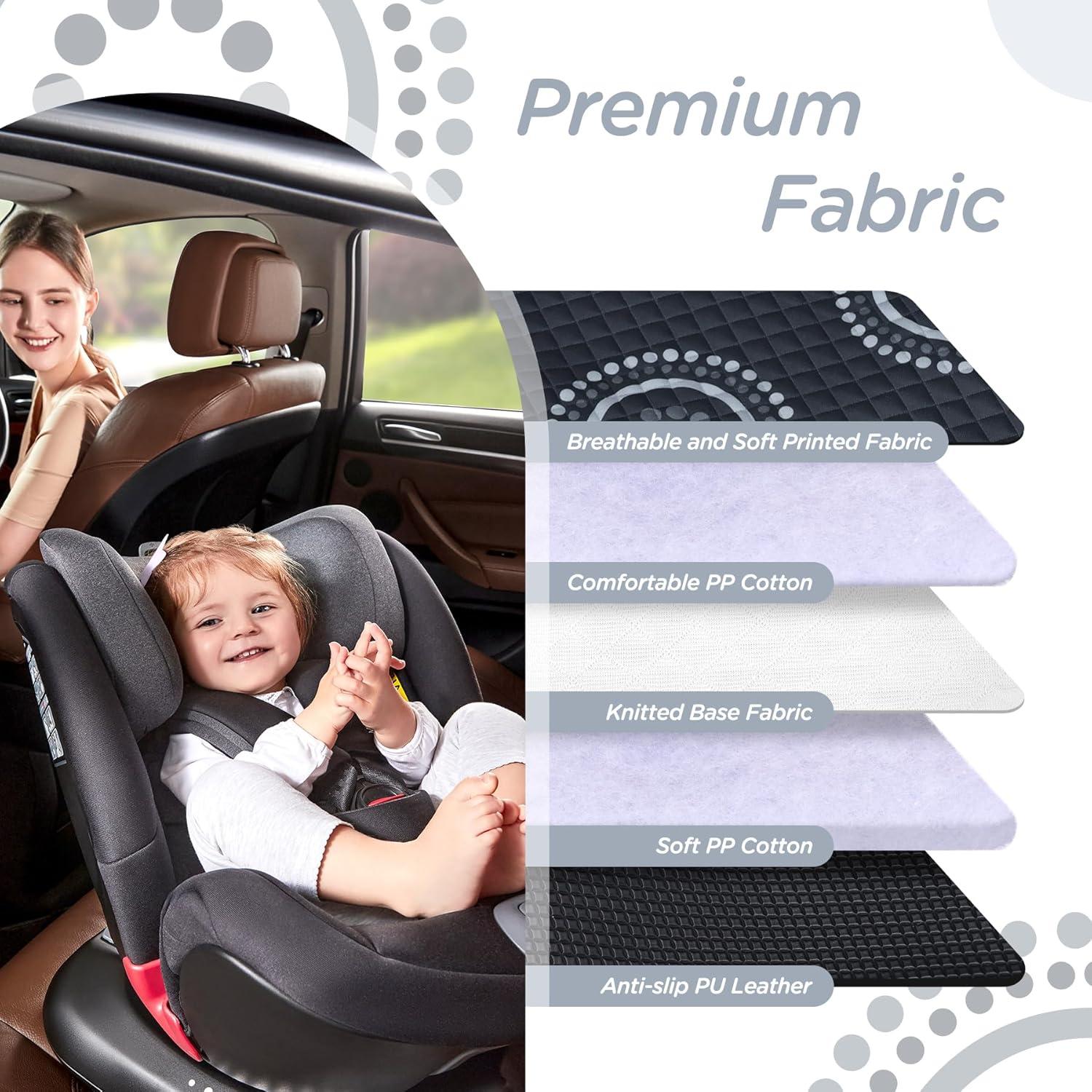 Protector de Asiento de Coche LITTOBEBE 2 Piezas Impermeable