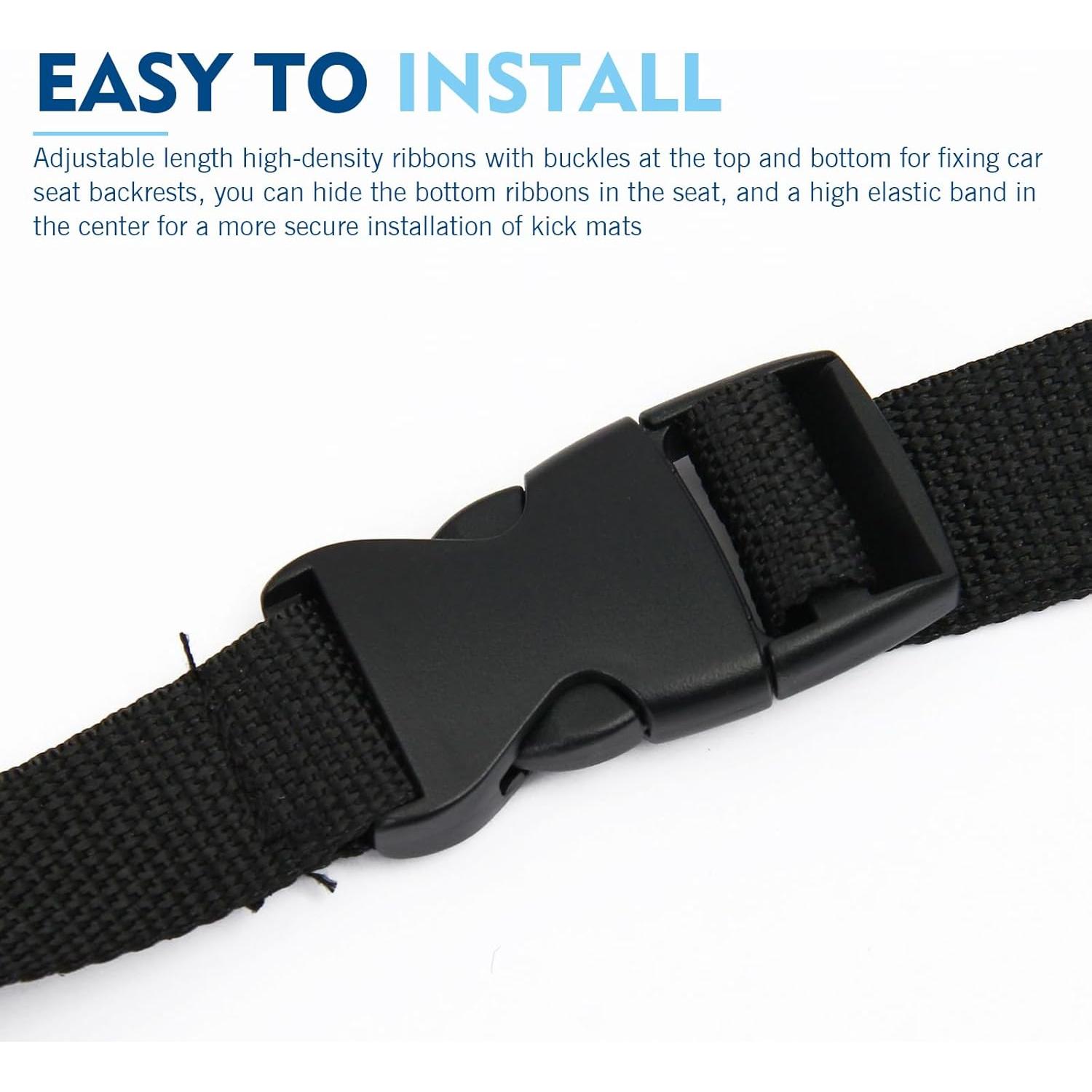 Protector de Asiento Trasero Ferianl 67x43cm Impermeable 2PCS