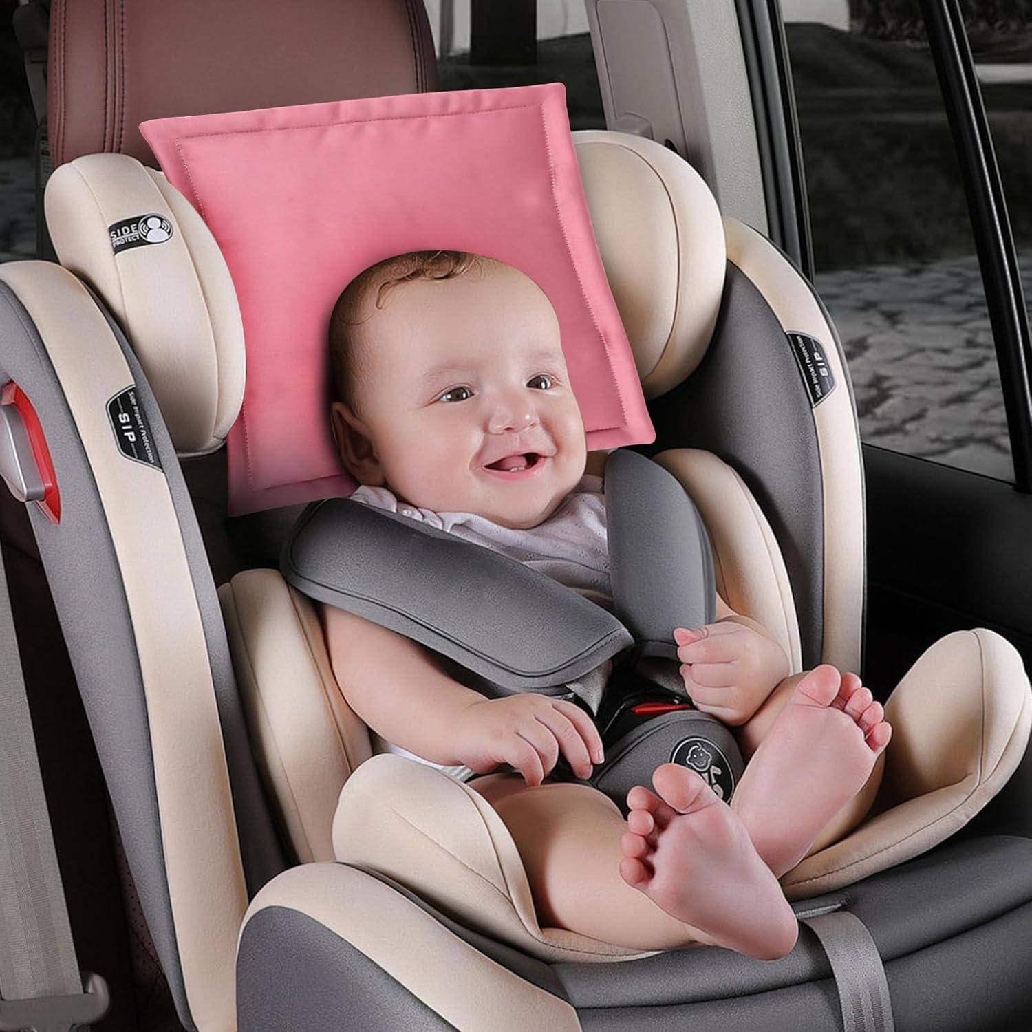 Funda de Reposacabezas de Satén Rosa Sprouterie 2 Piezas Bebé